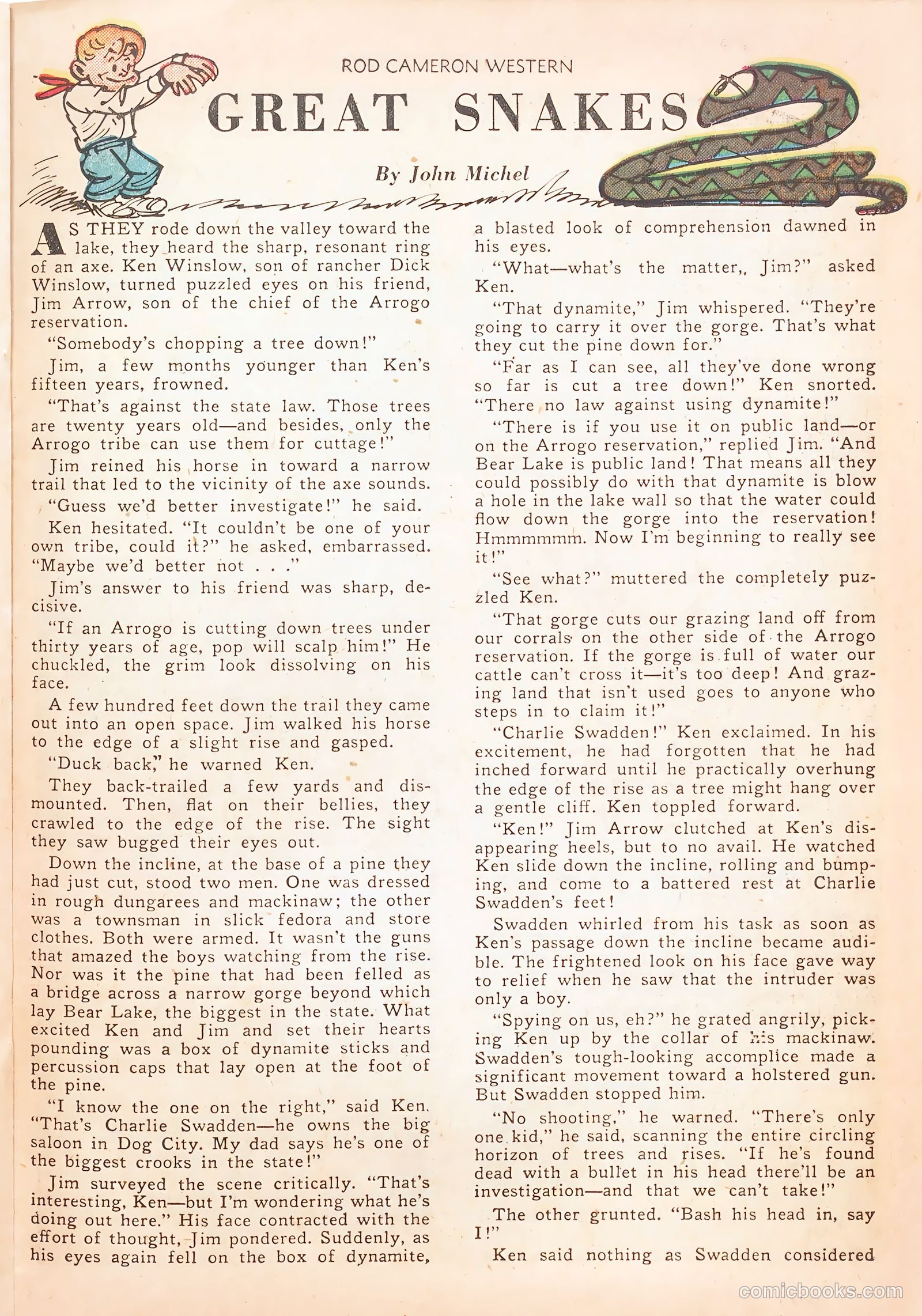 Rod Cameron Western #7 (1951) — page 21 of 36