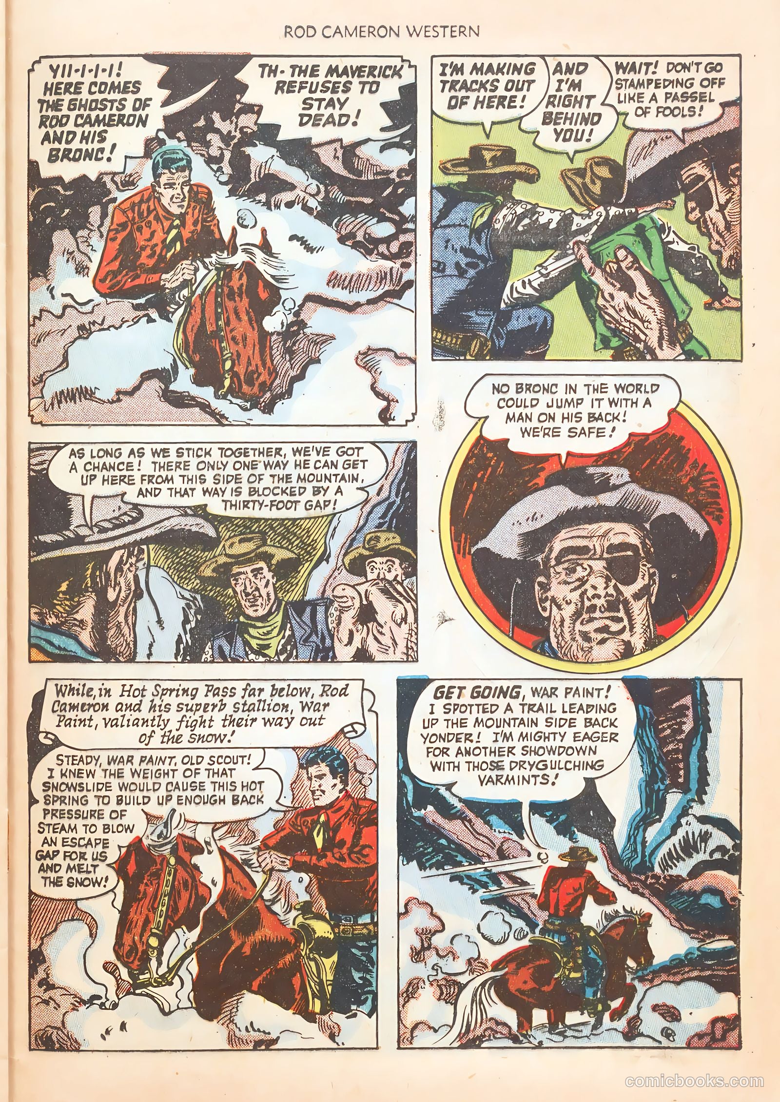 Rod Cameron Western #7 (1951) — page 25 of 36