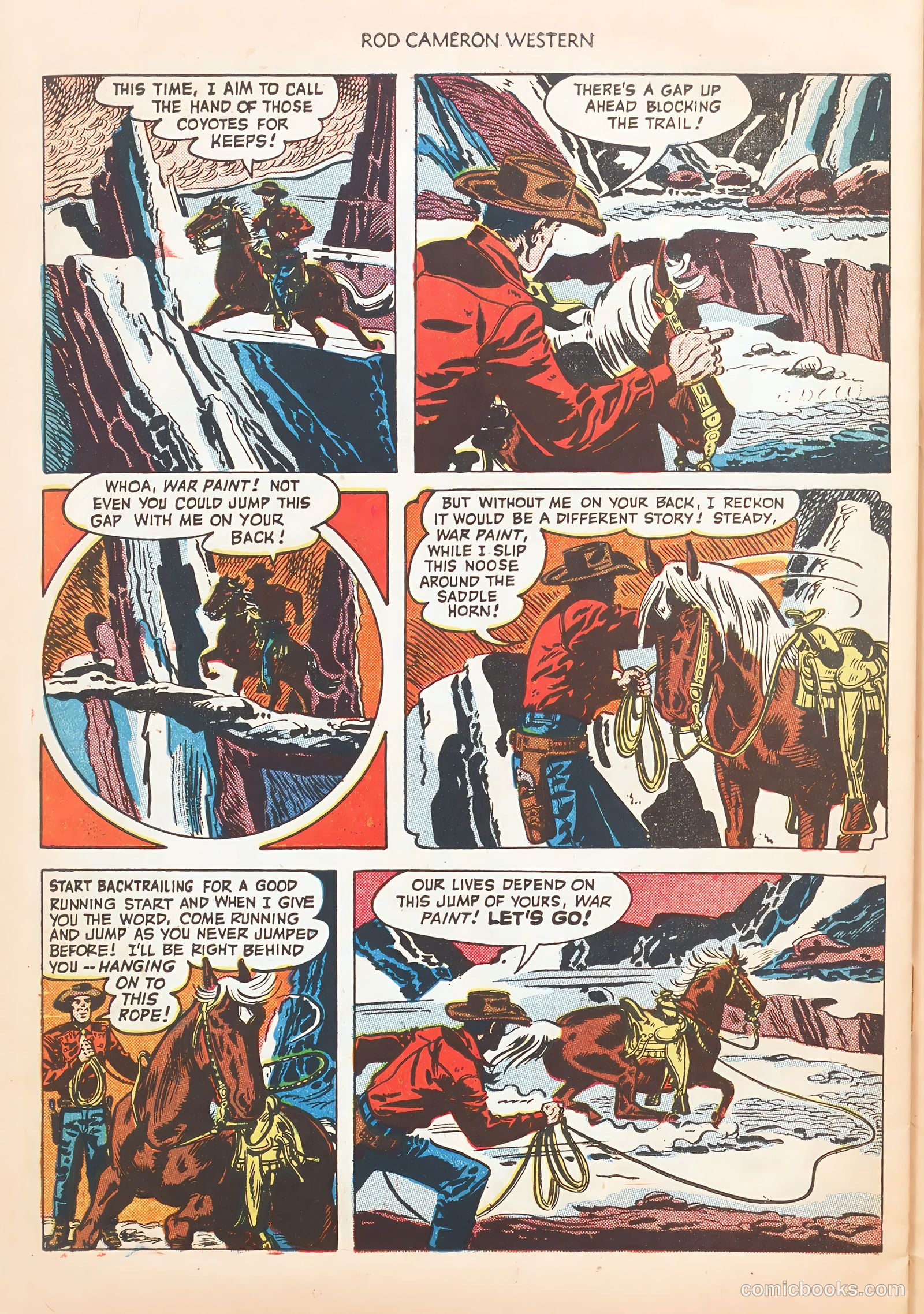 Rod Cameron Western #7 (1951) — page 26 of 36