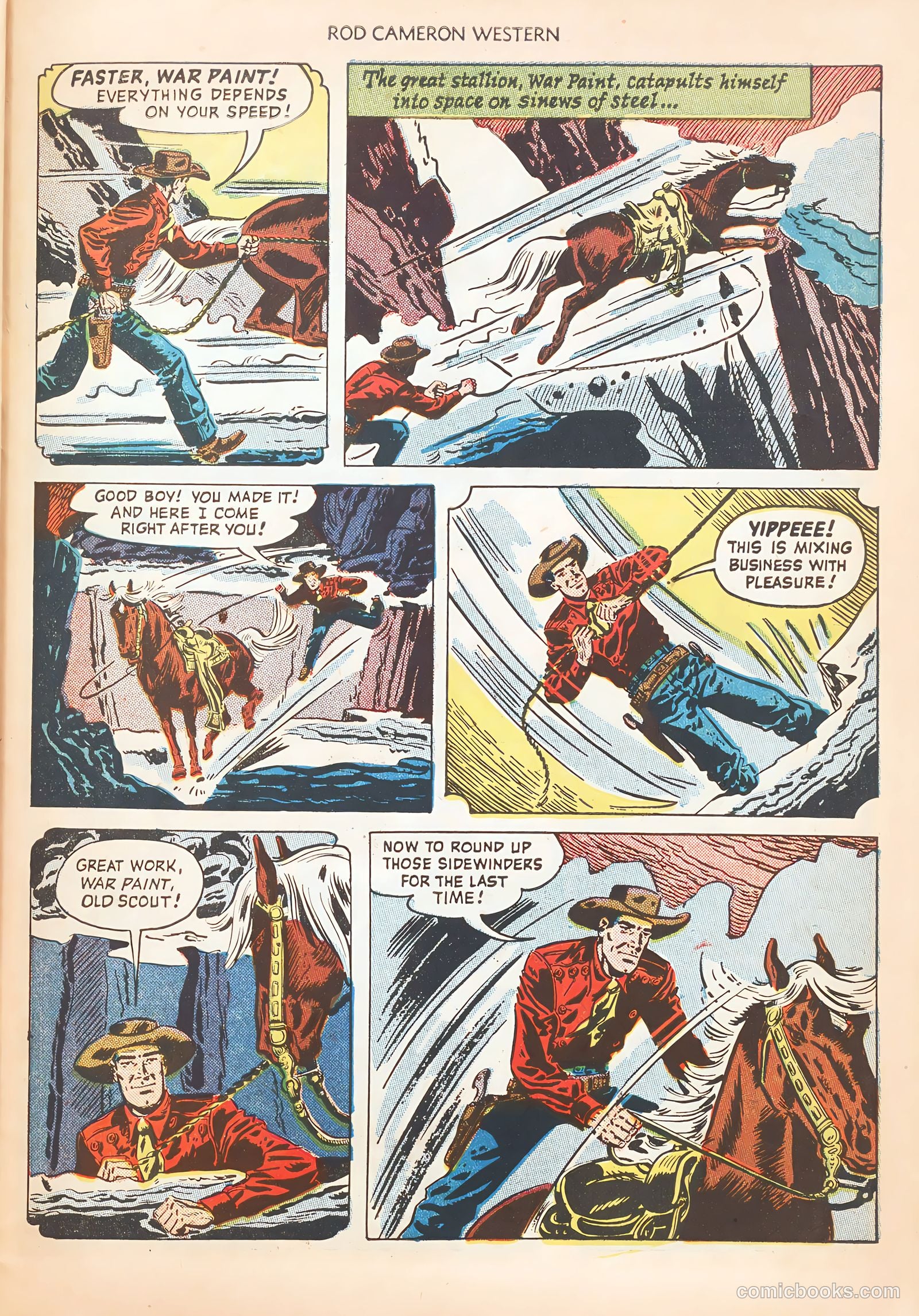 Rod Cameron Western #7 (1951) — page 27 of 36
