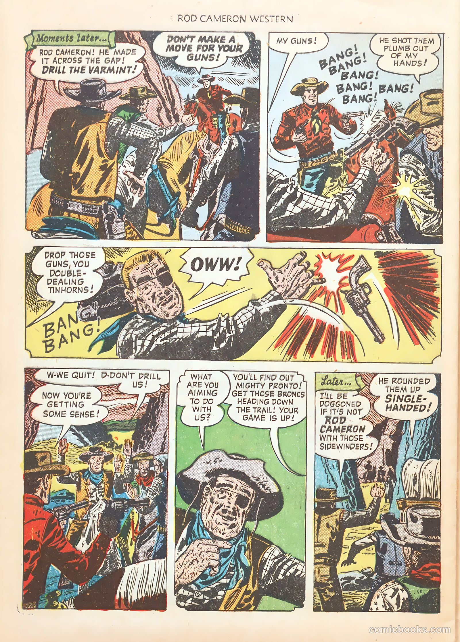 Rod Cameron Western #7 (1951) — page 28 of 36