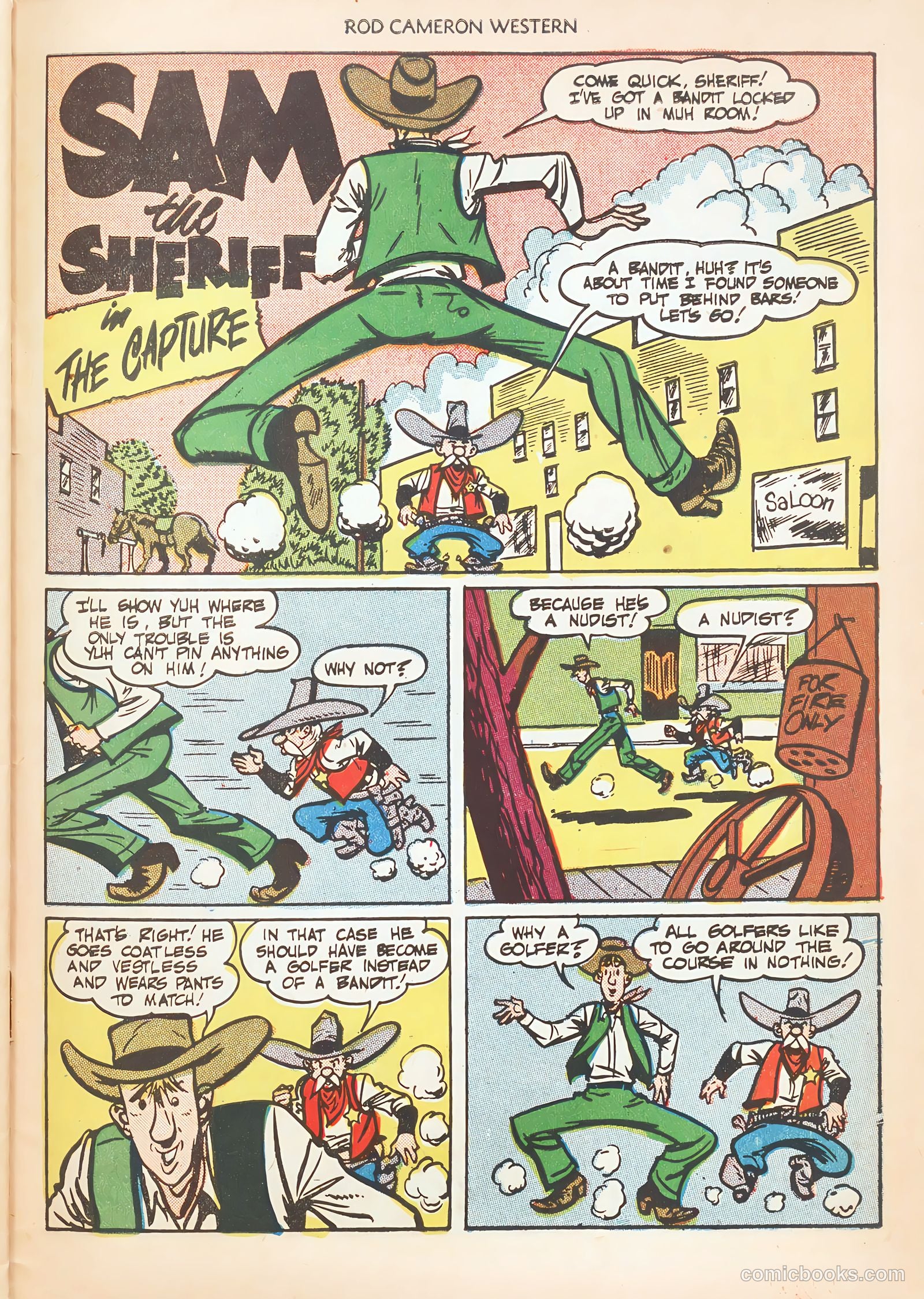 Rod Cameron Western #7 (1951) — page 31 of 36