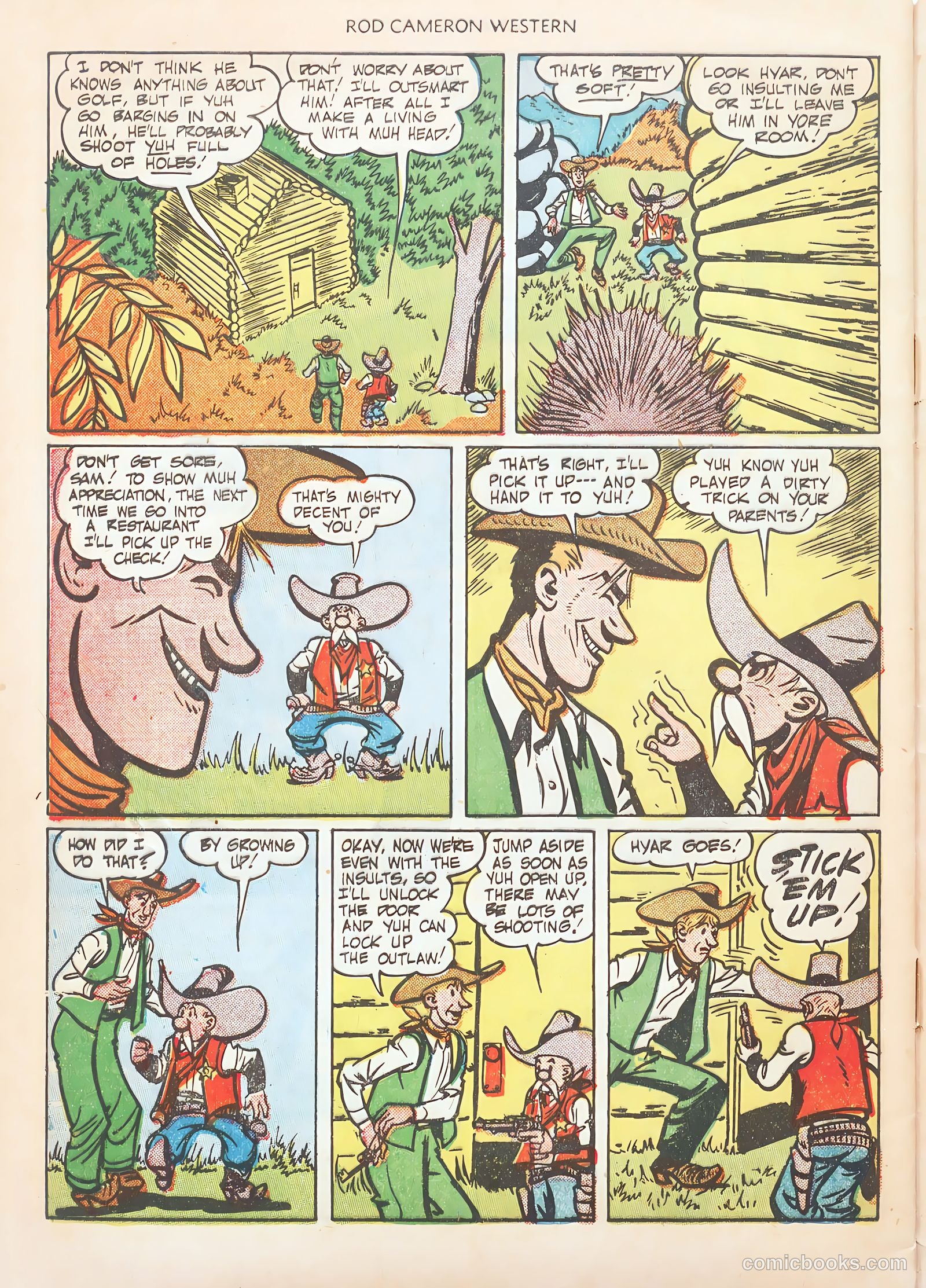Rod Cameron Western #7 (1951) — page 32 of 36