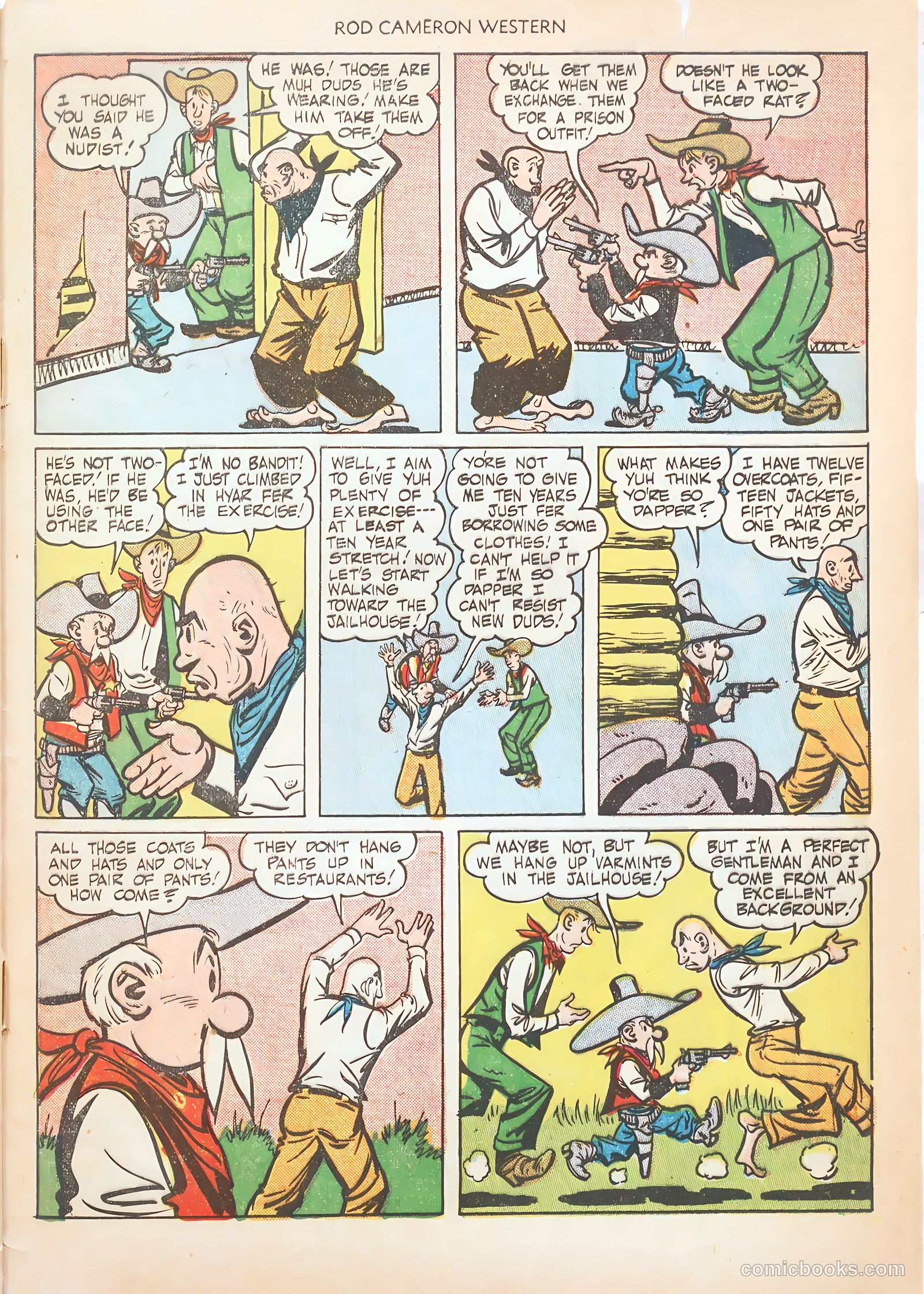 Rod Cameron Western #7 (1951) — page 33 of 36