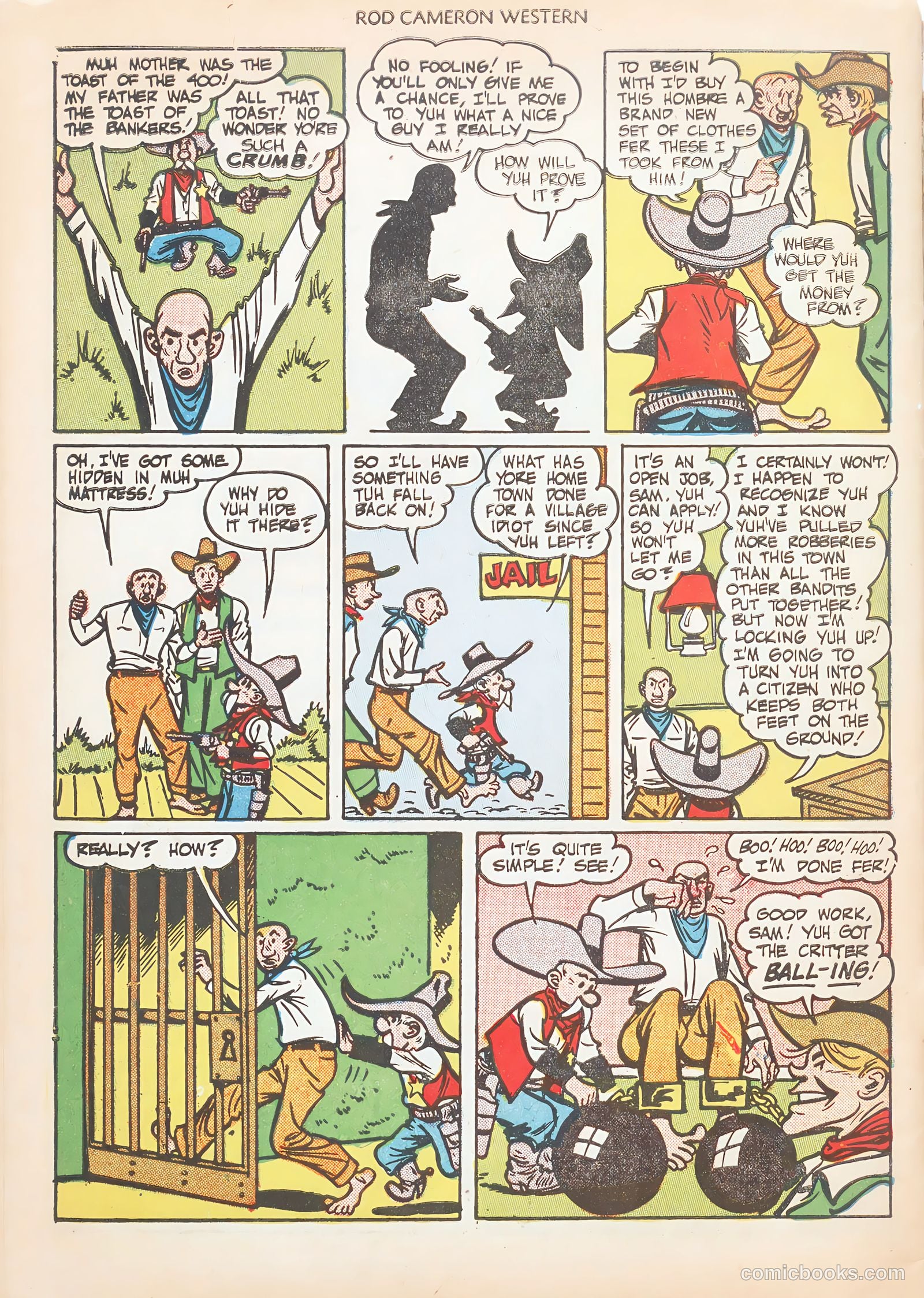 Rod Cameron Western #7 (1951) — page 34 of 36
