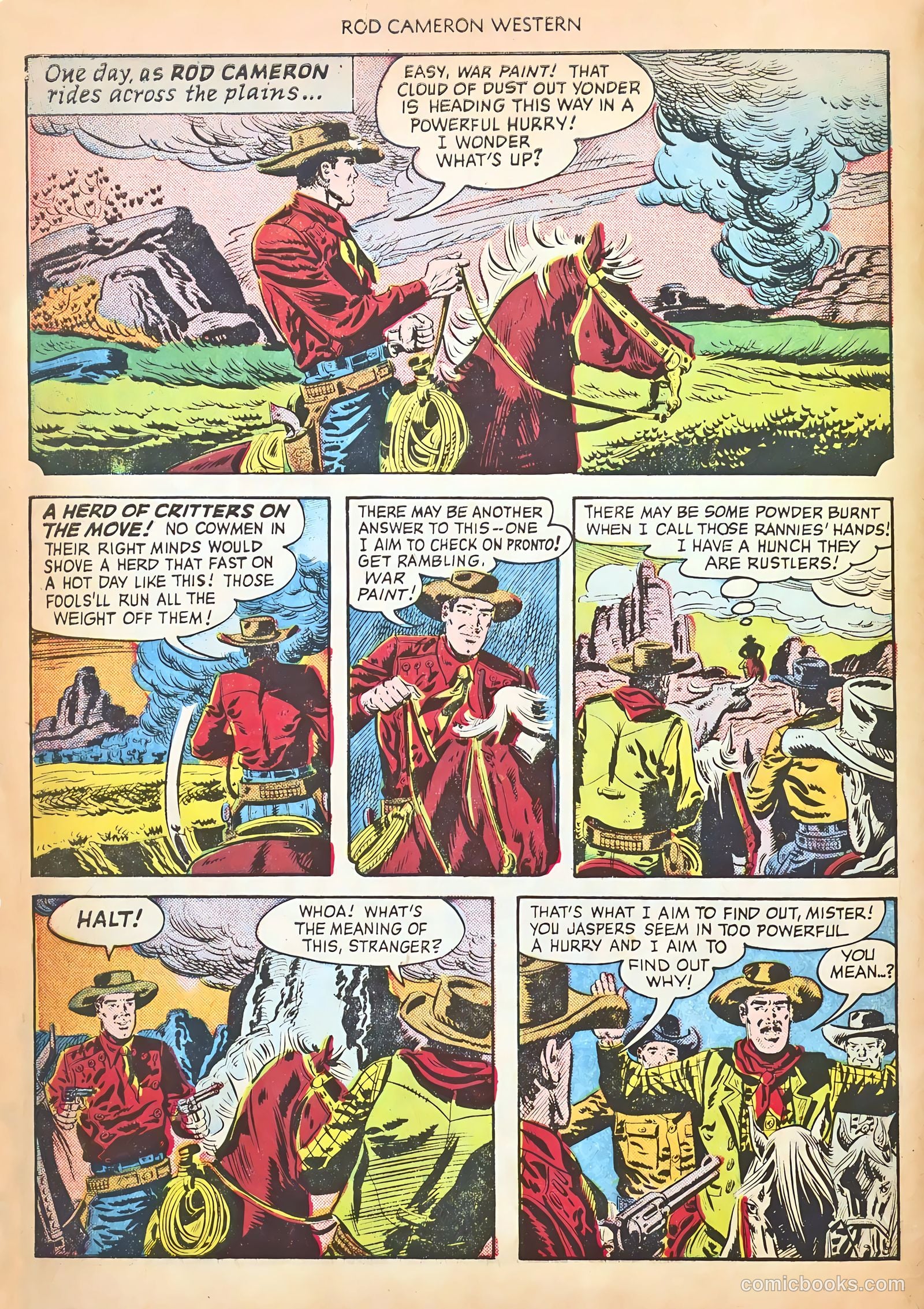 Rod Cameron Western #8 (1951) — page 4 of 36