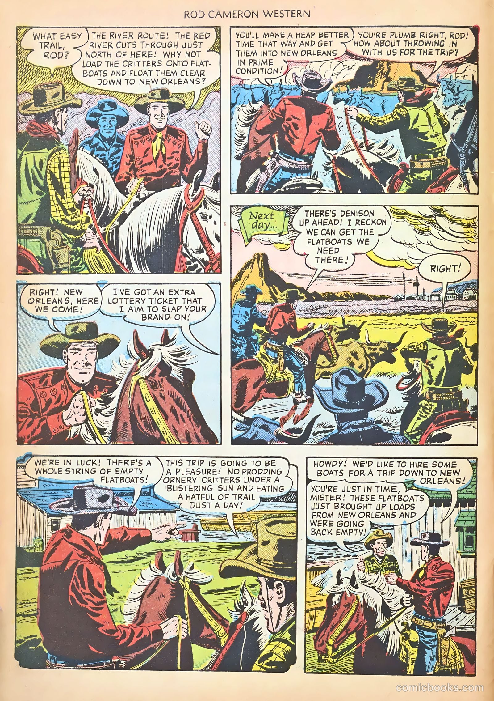 Rod Cameron Western #8 (1951) — page 6 of 36