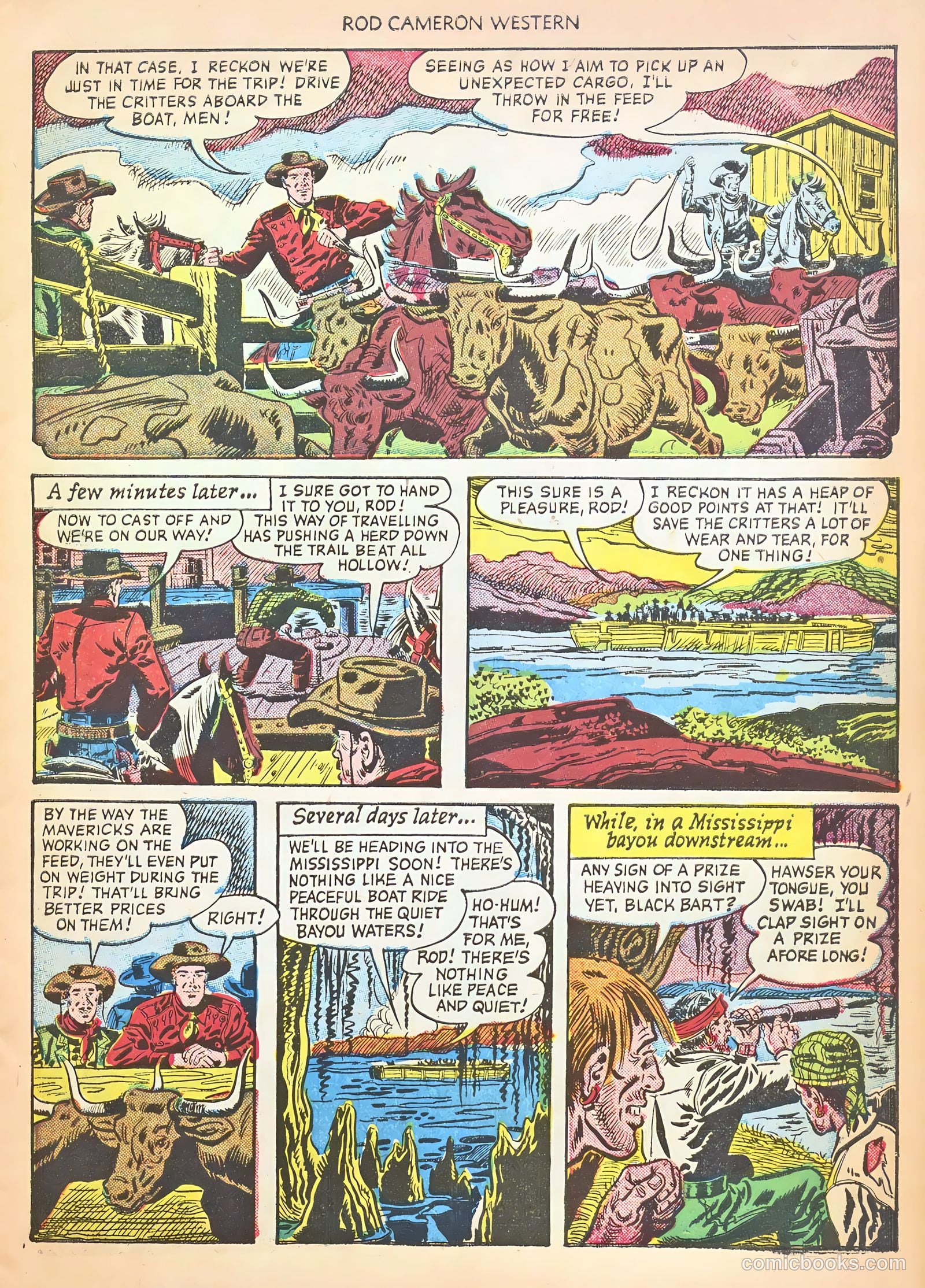 Rod Cameron Western #8 (1951) — page 7 of 36