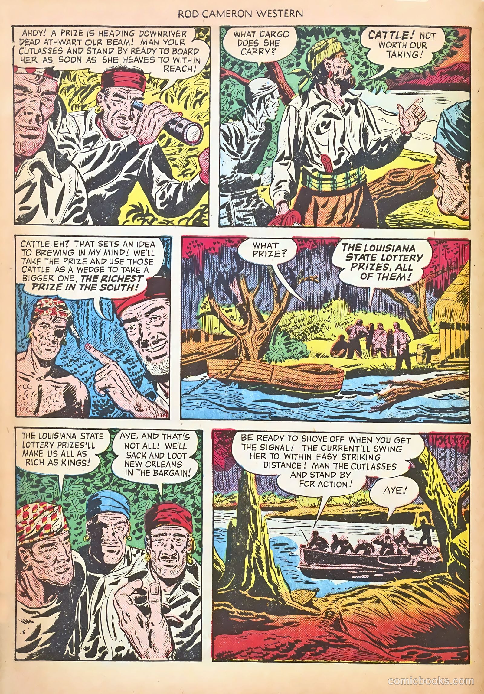 Rod Cameron Western #8 (1951) — page 8 of 36