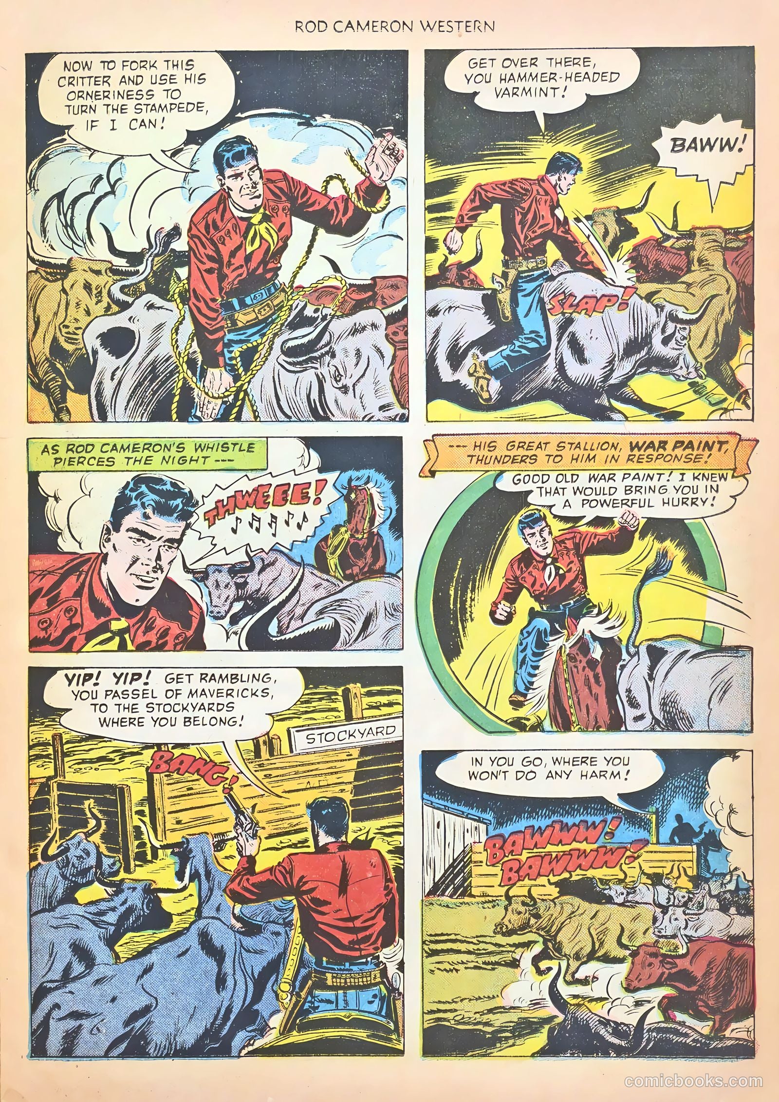 Rod Cameron Western #8 (1951) — page 15 of 36