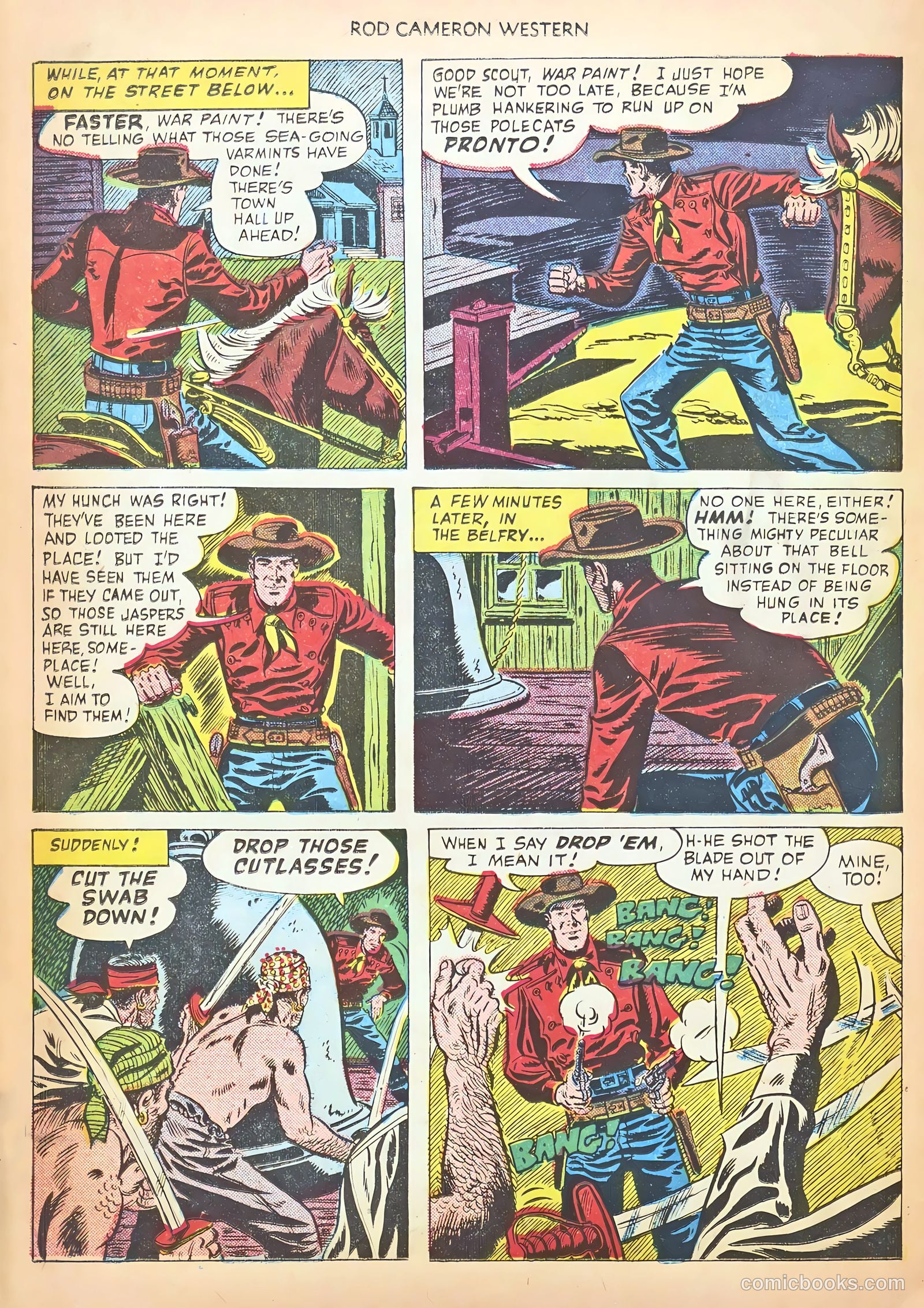 Rod Cameron Western #8 (1951) — page 18 of 36