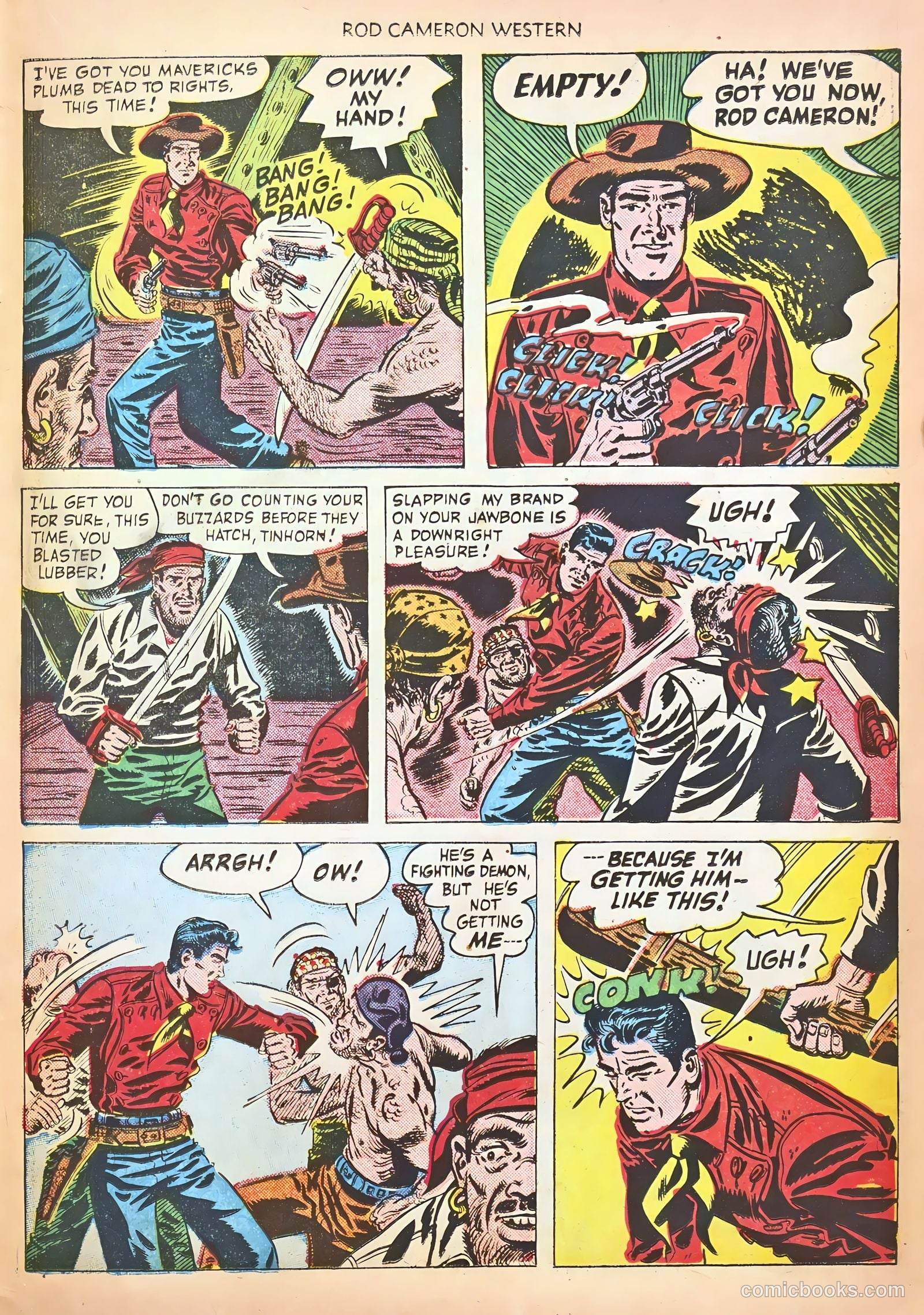 Rod Cameron Western #8 (1951) — page 19 of 36