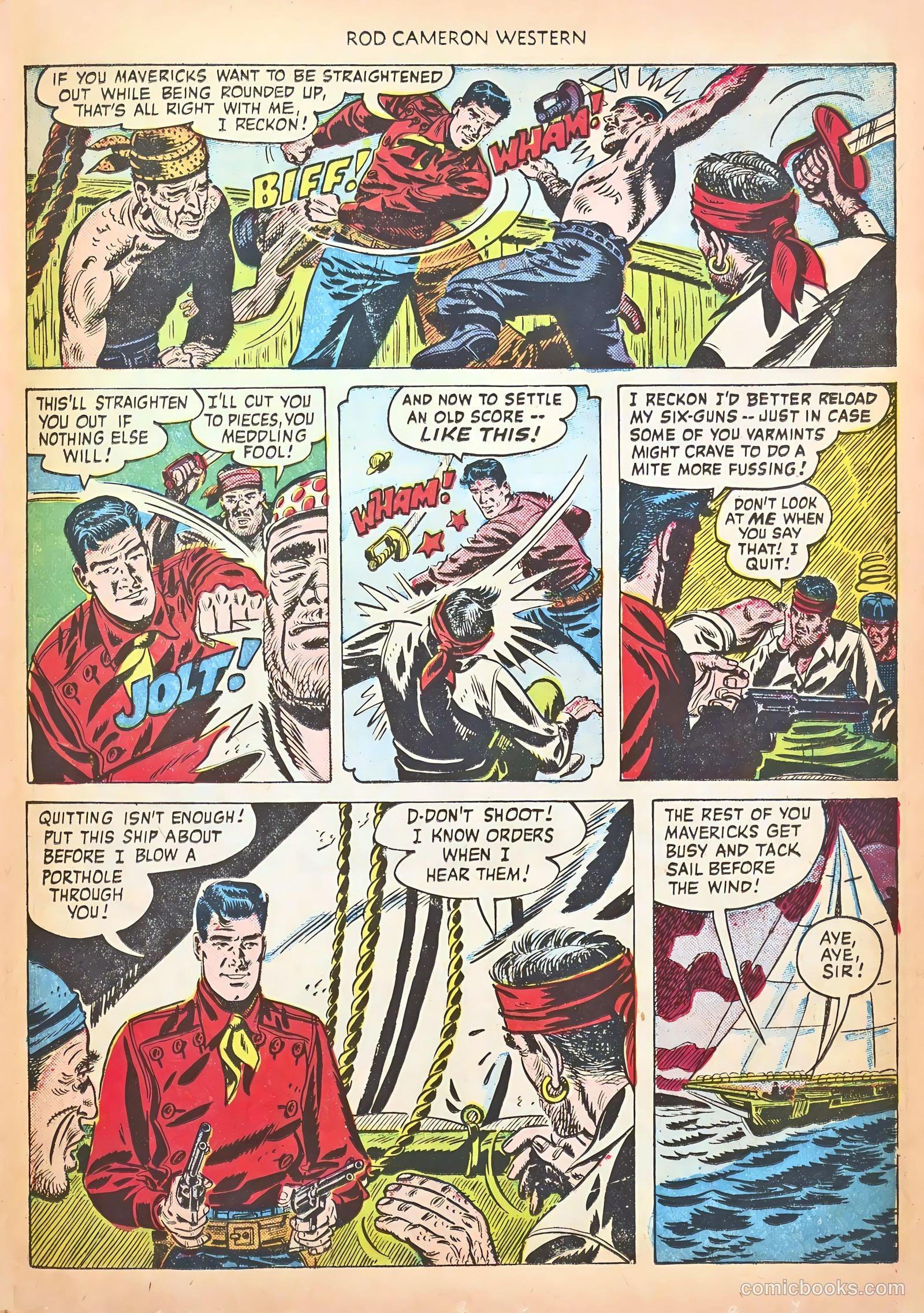Rod Cameron Western #8 (1951) — page 25 of 36
