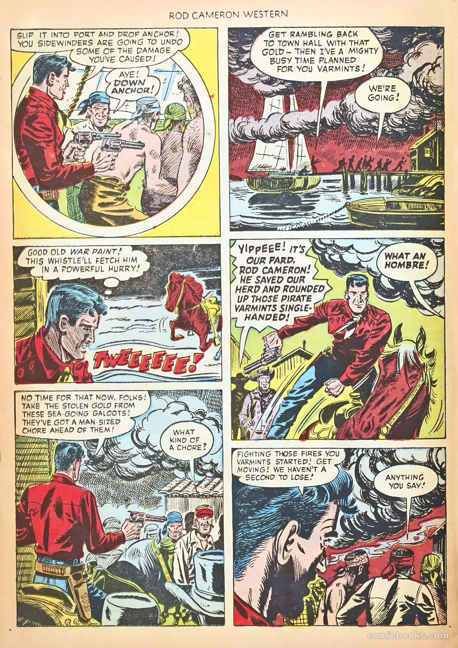 Rod Cameron Western #8 (1951) — page 26 of 36
