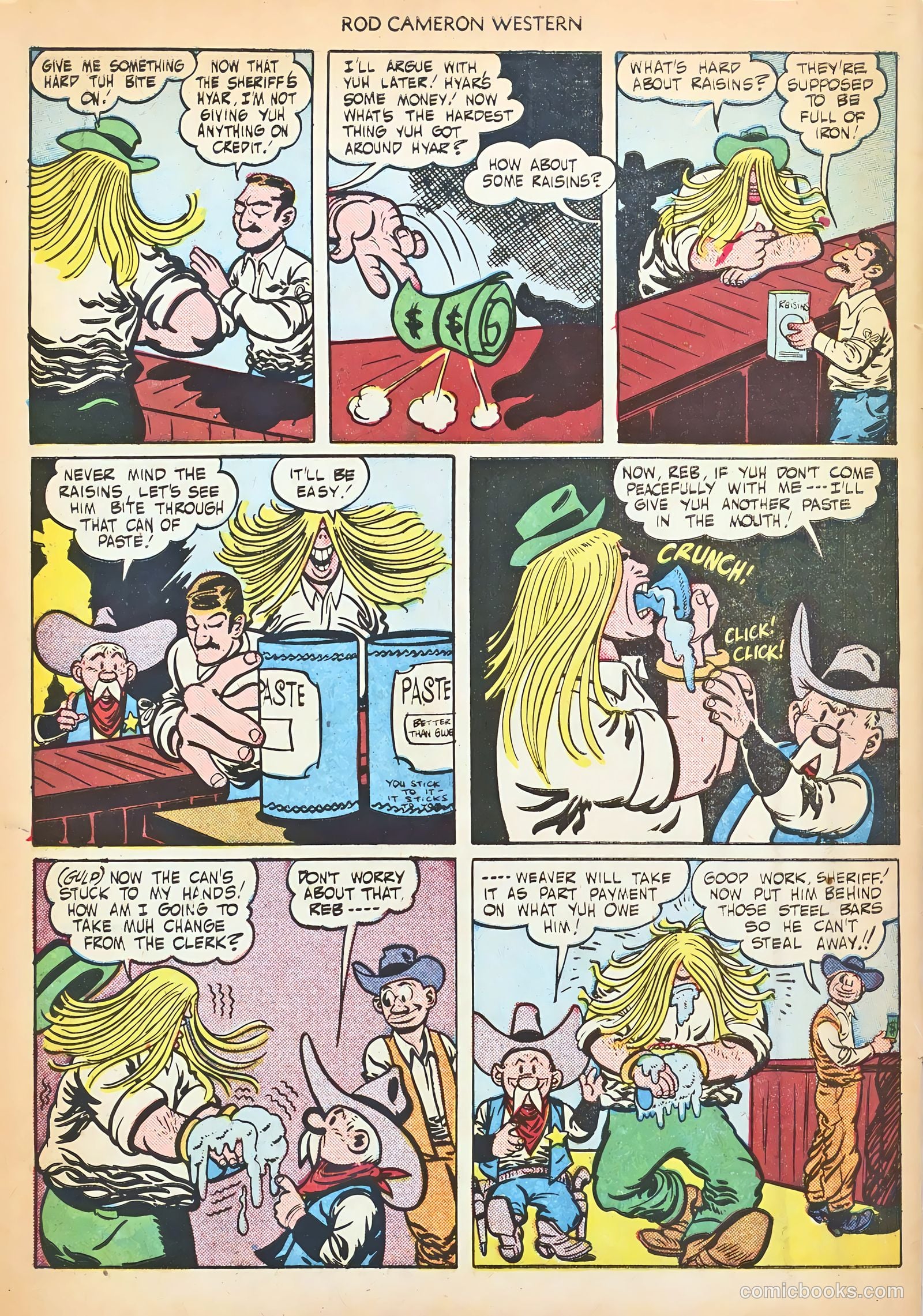 Rod Cameron Western #8 (1951) — page 34 of 36