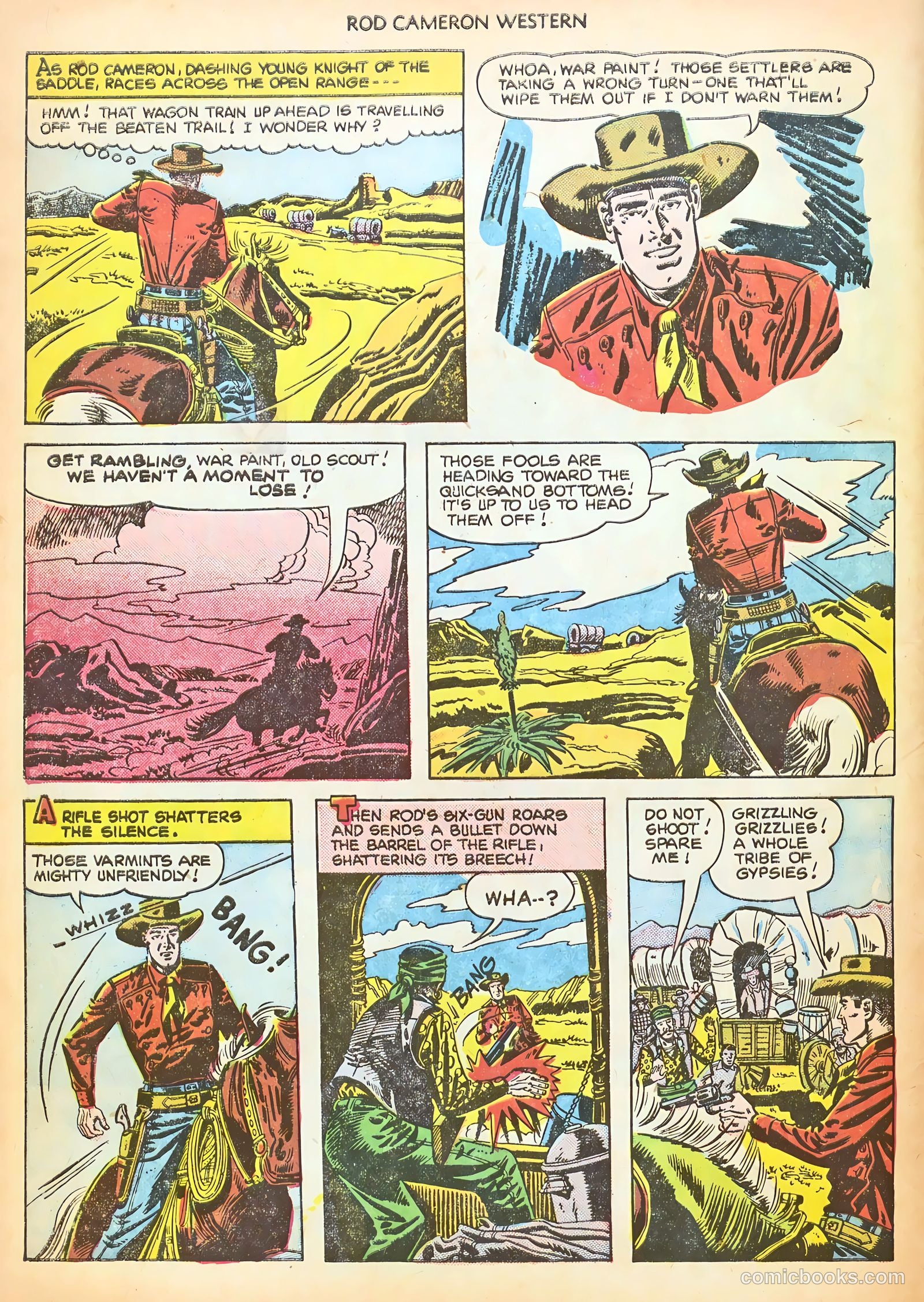 Rod Cameron Western #9 (1951) — page 4 of 36