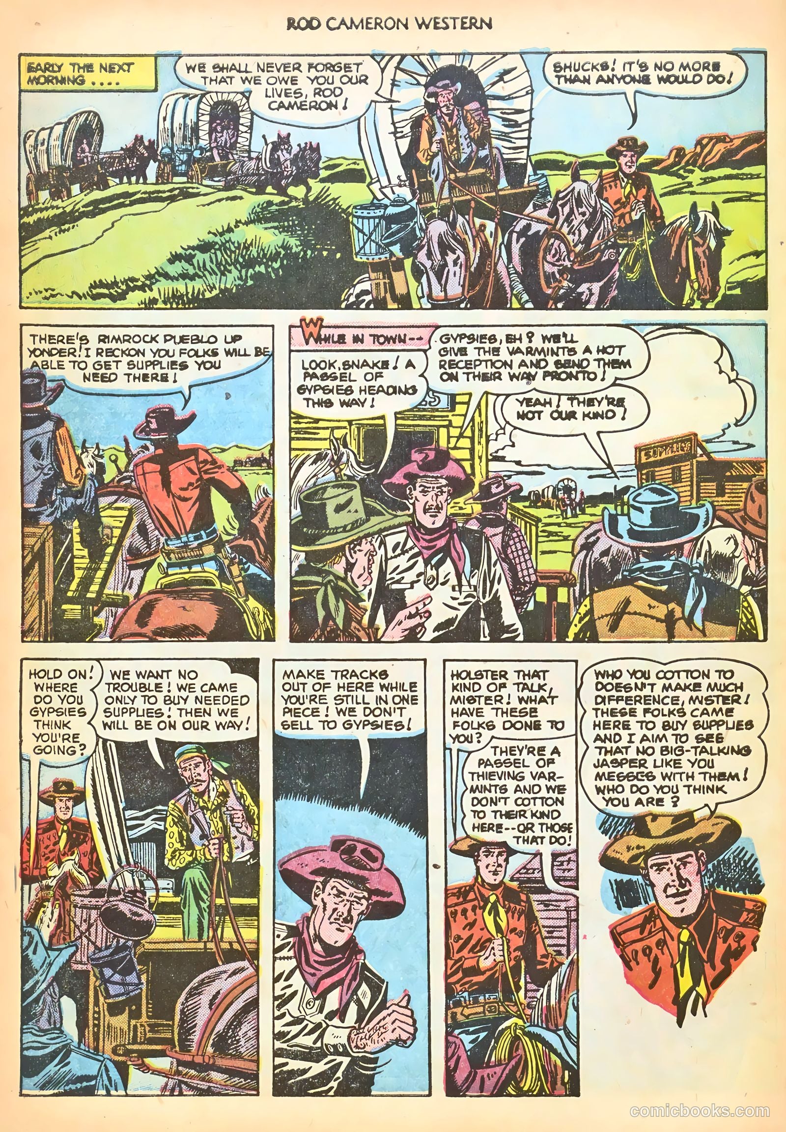 Rod Cameron Western #9 (1951) — page 6 of 36