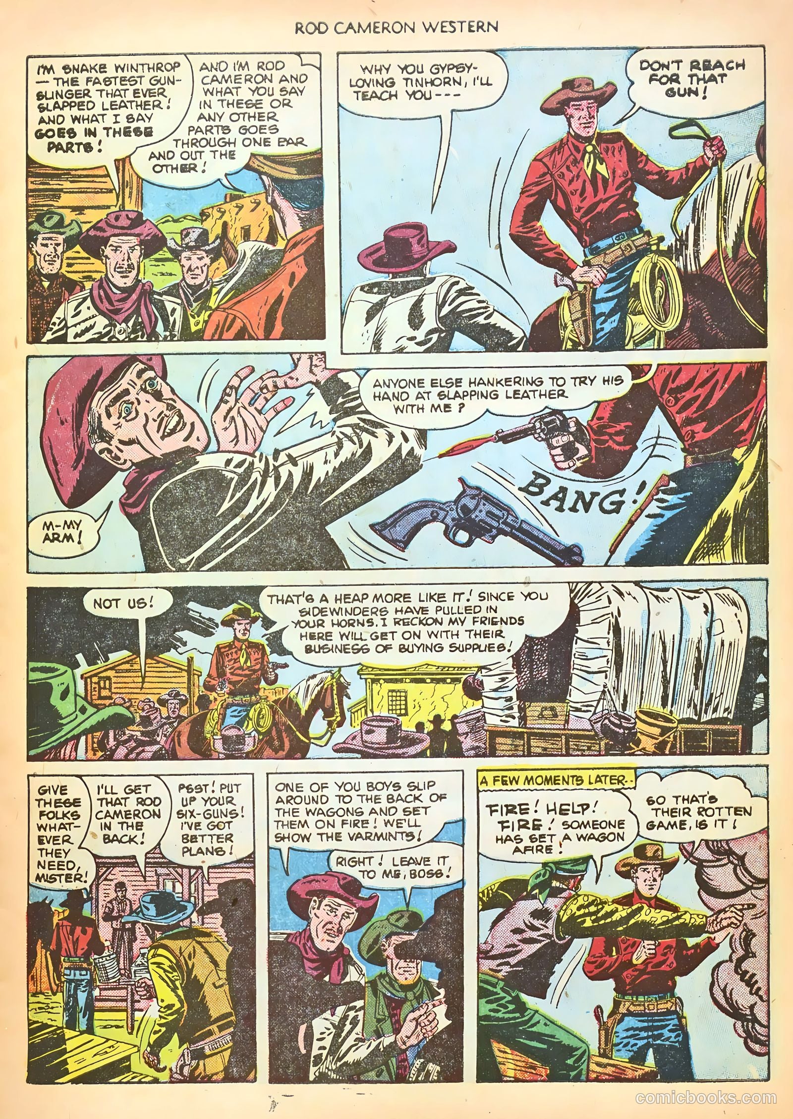 Rod Cameron Western #9 (1951) — page 7 of 36