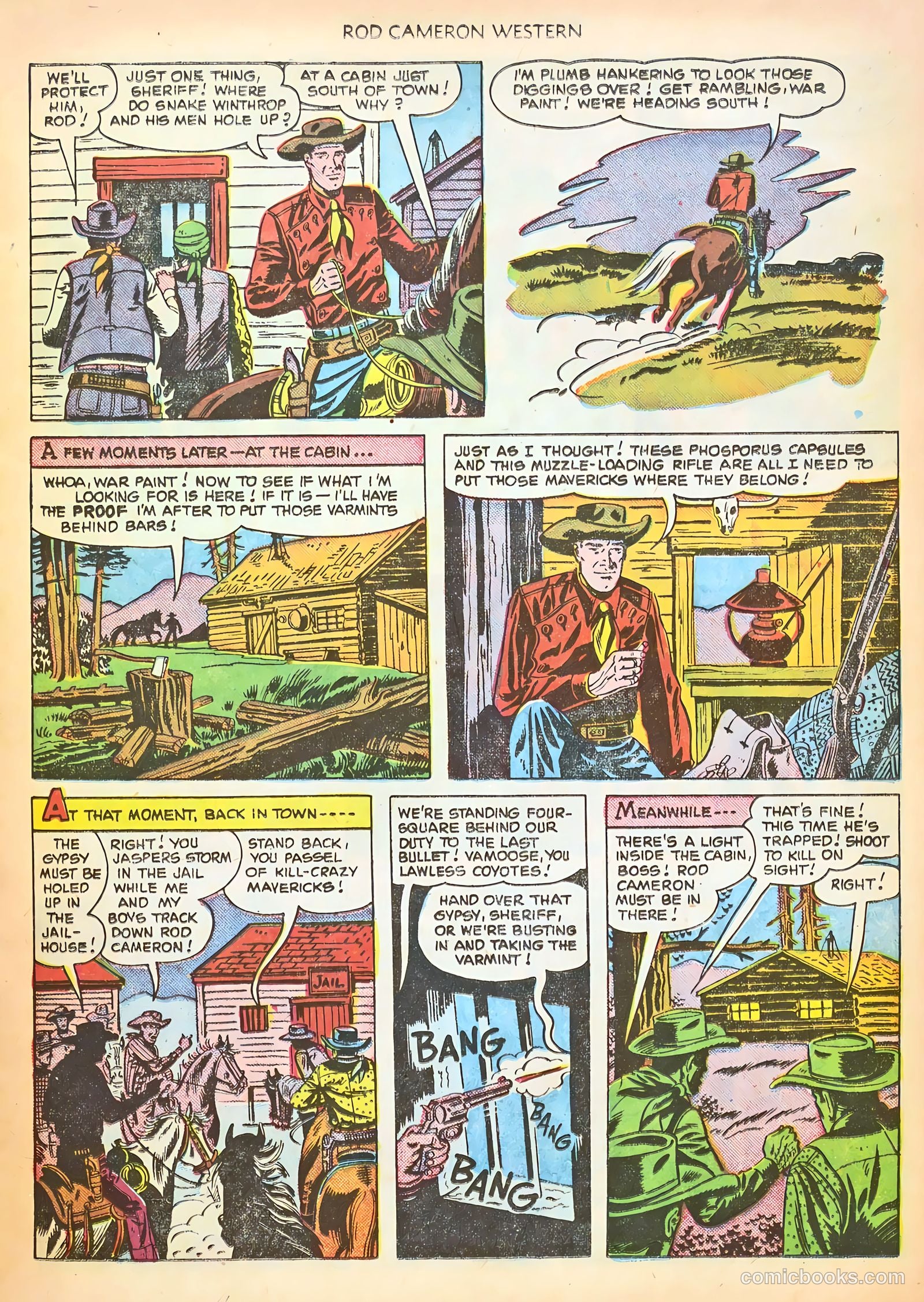 Rod Cameron Western #9 (1951) — page 13 of 36