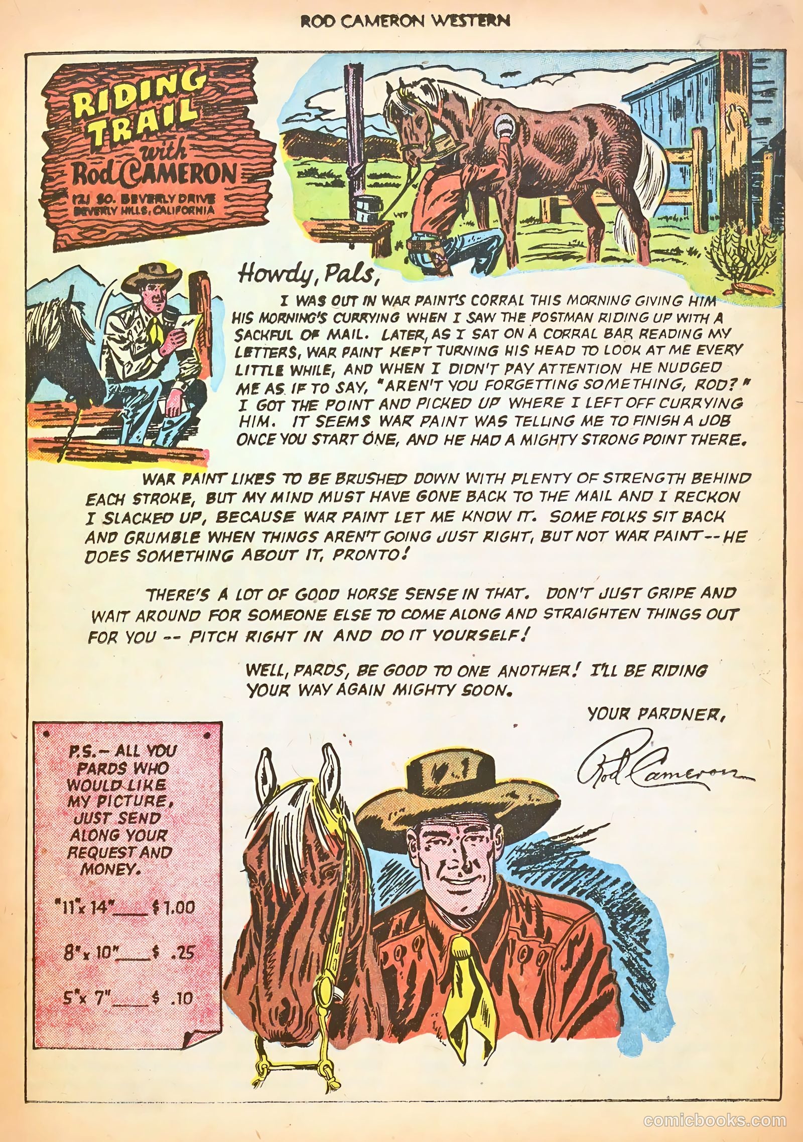 Rod Cameron Western #9 (1951) — page 15 of 36