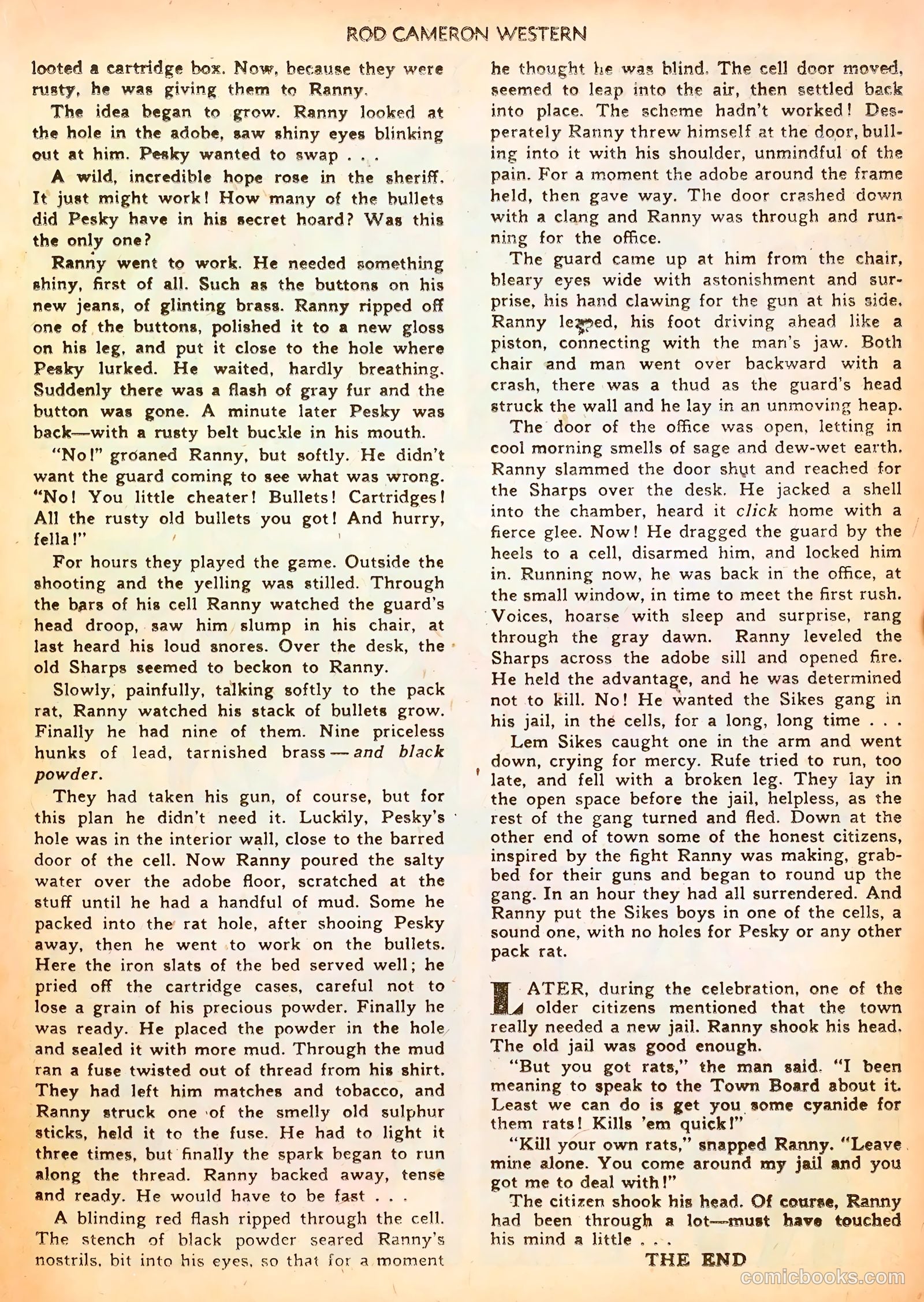 Rod Cameron Western #9 (1951) — page 17 of 36