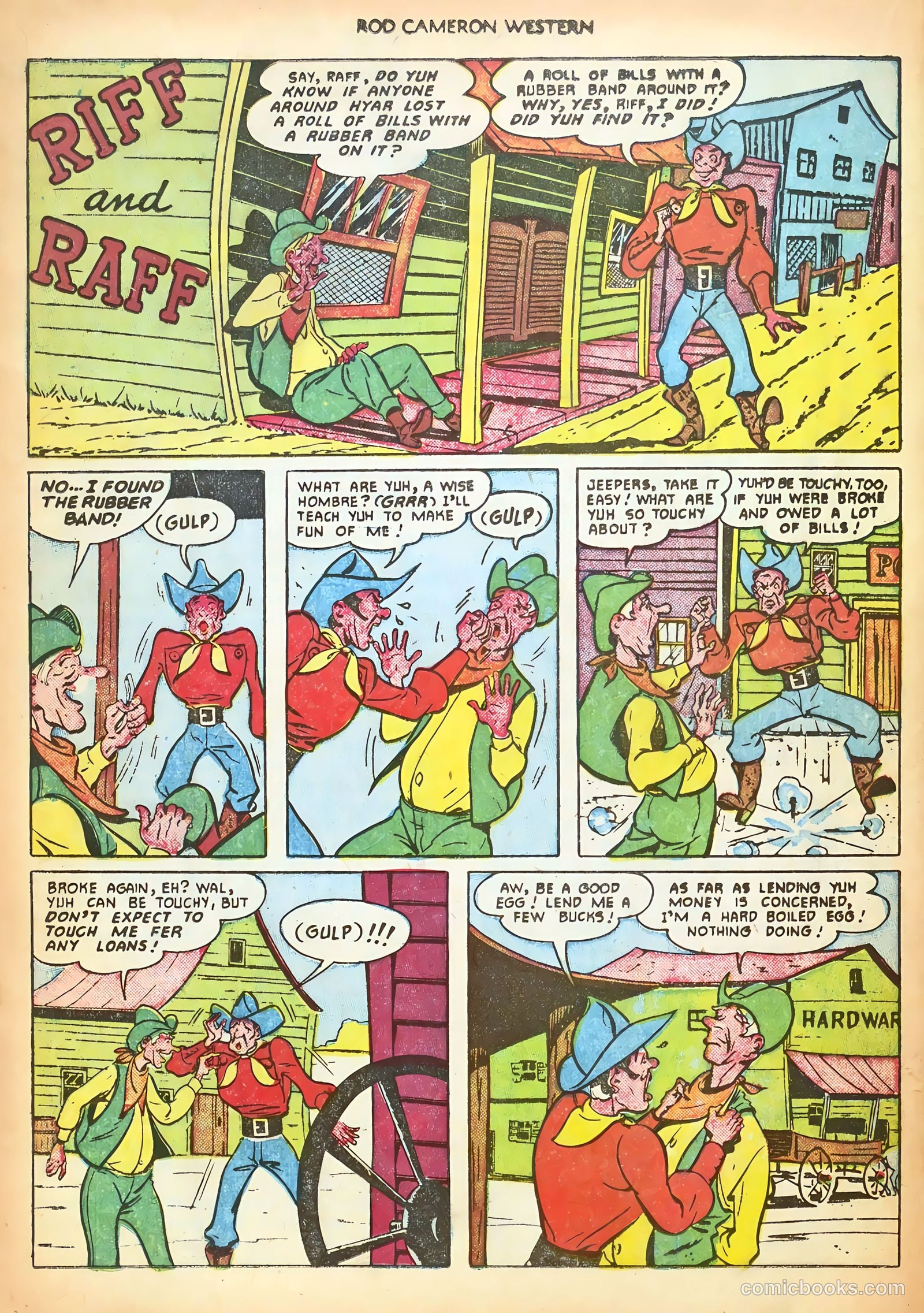 Rod Cameron Western #9 (1951) — page 18 of 36