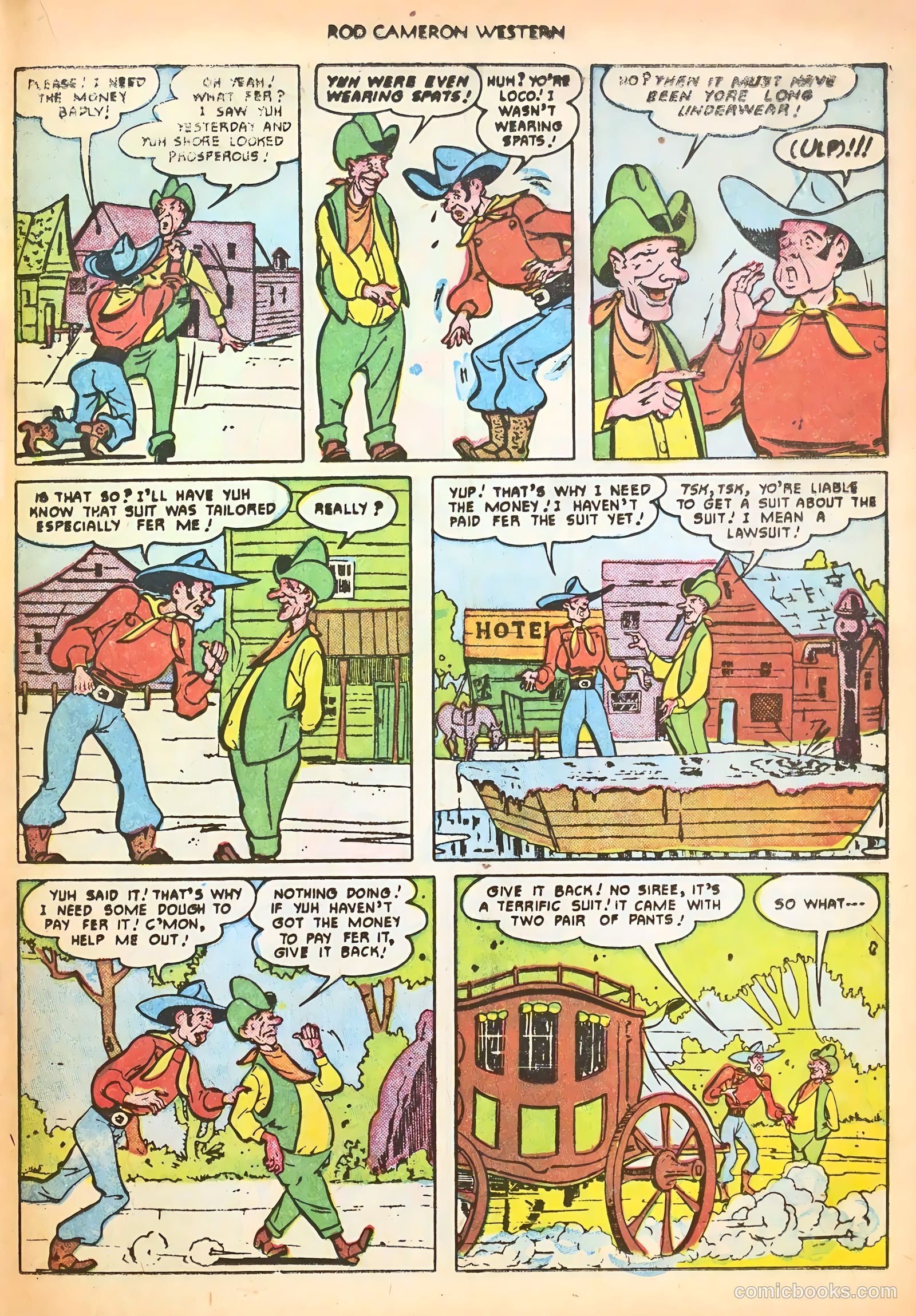 Rod Cameron Western #9 (1951) — page 19 of 36