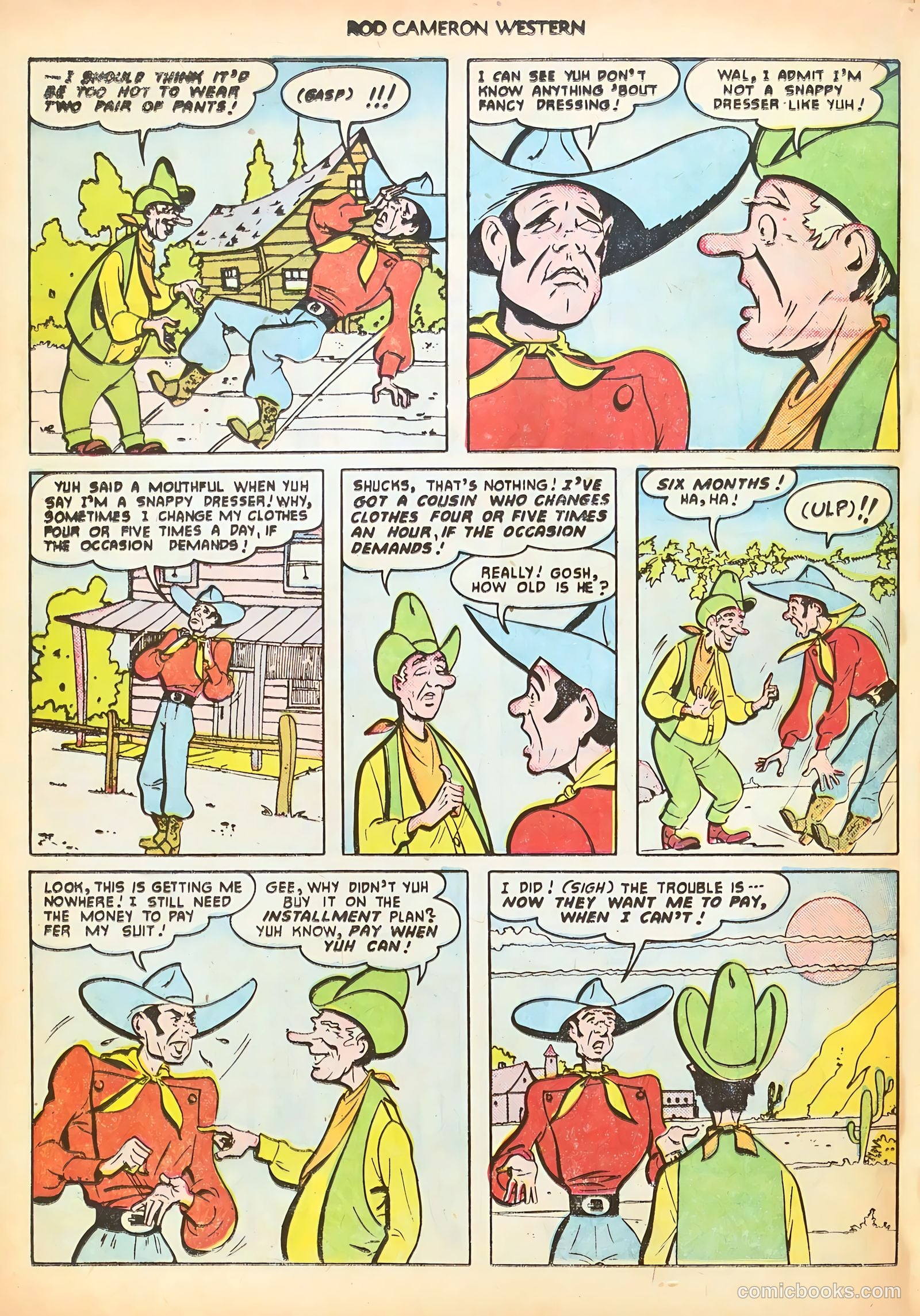 Rod Cameron Western #9 (1951) — page 20 of 36