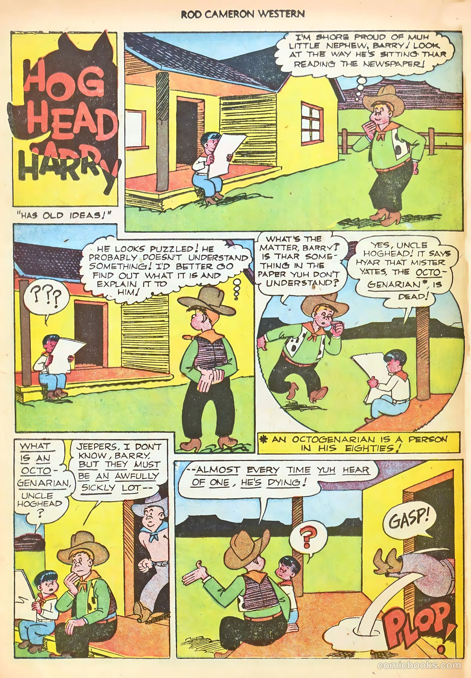 Rod Cameron Western #9 (1951) — page 22 of 36