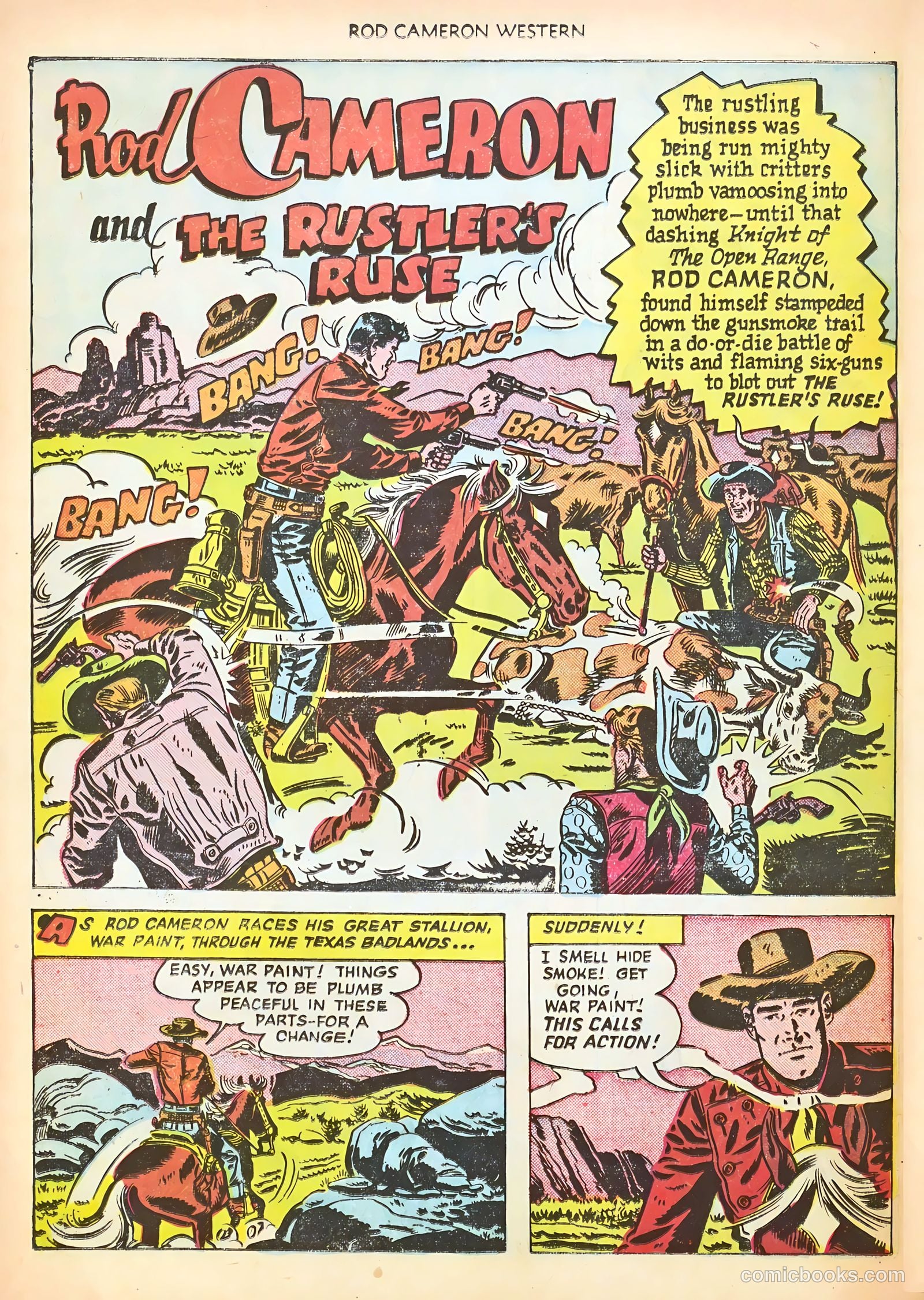 Rod Cameron Western #9 (1951) — page 24 of 36