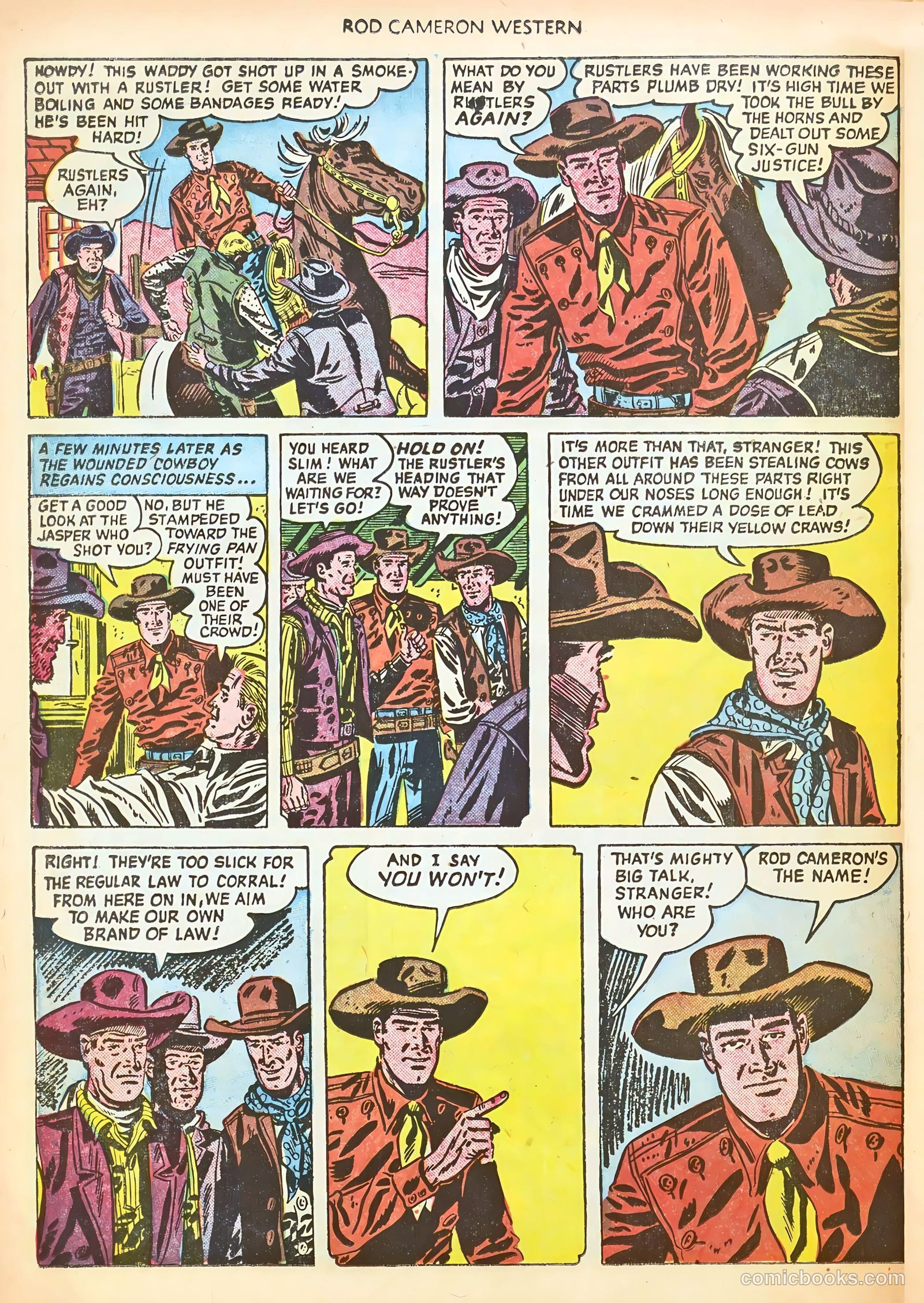 Rod Cameron Western #9 (1951) — page 26 of 36