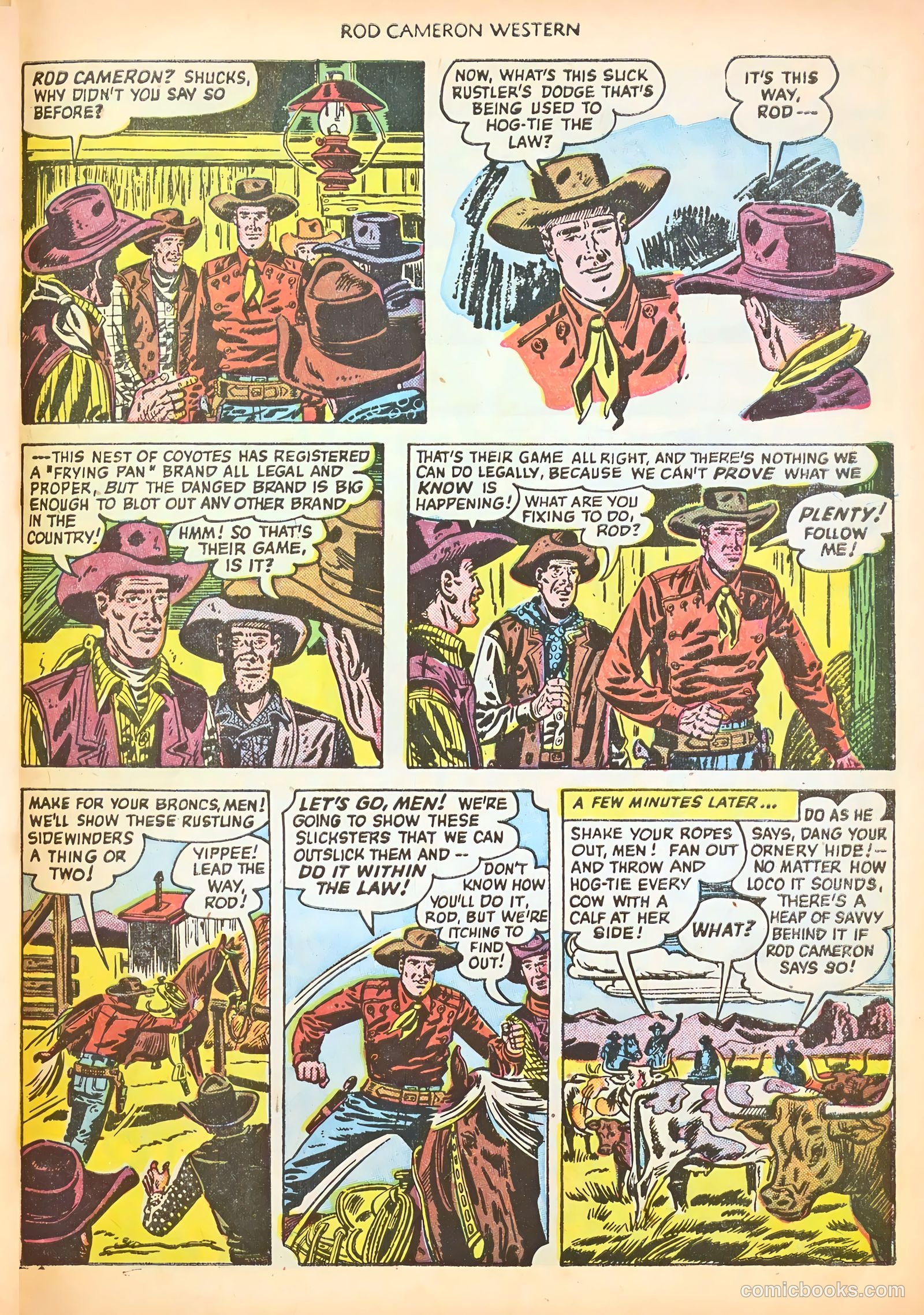 Rod Cameron Western #9 (1951) — page 27 of 36