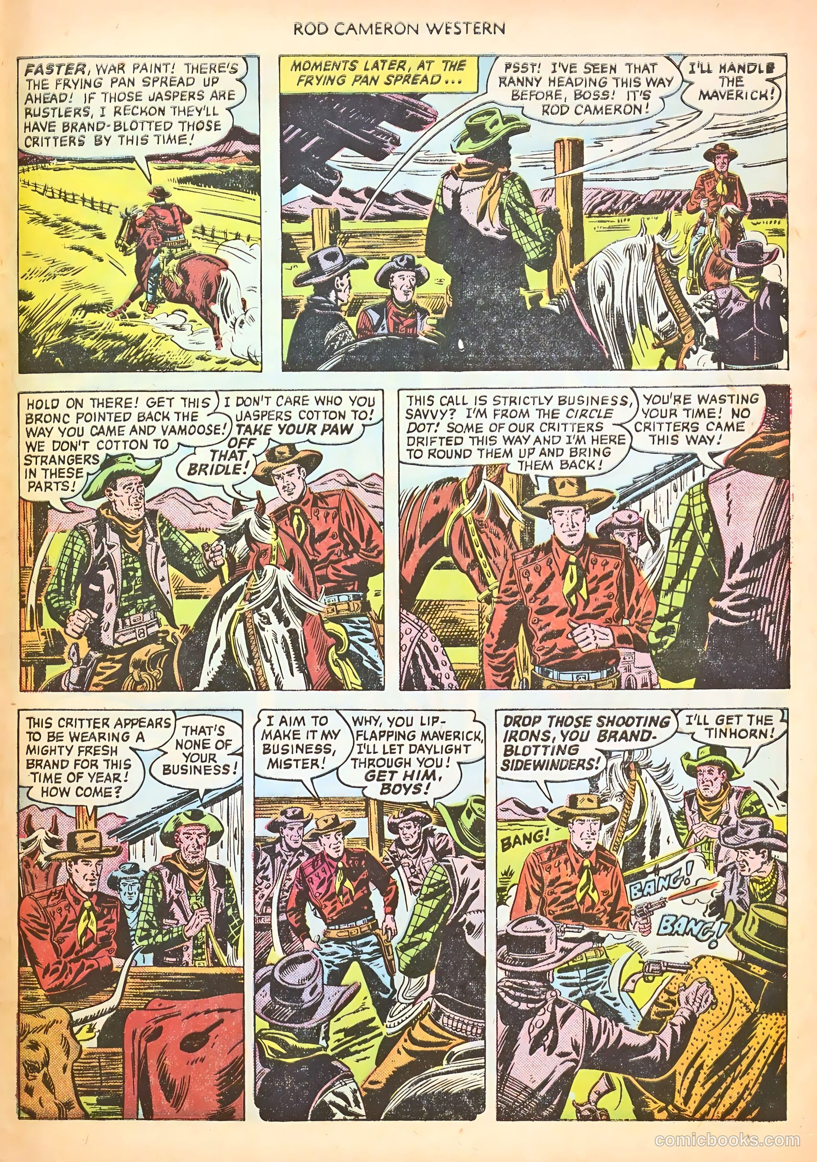 Rod Cameron Western #9 (1951) — page 29 of 36