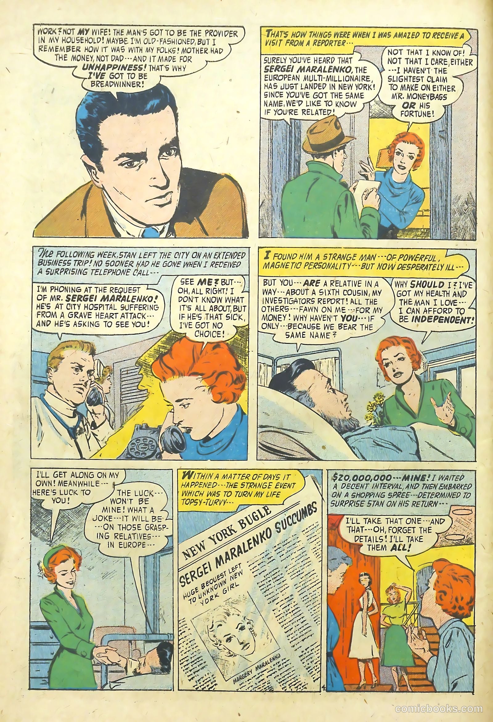 Romantic Adventure Library #68 (1962) — page 6 of 36