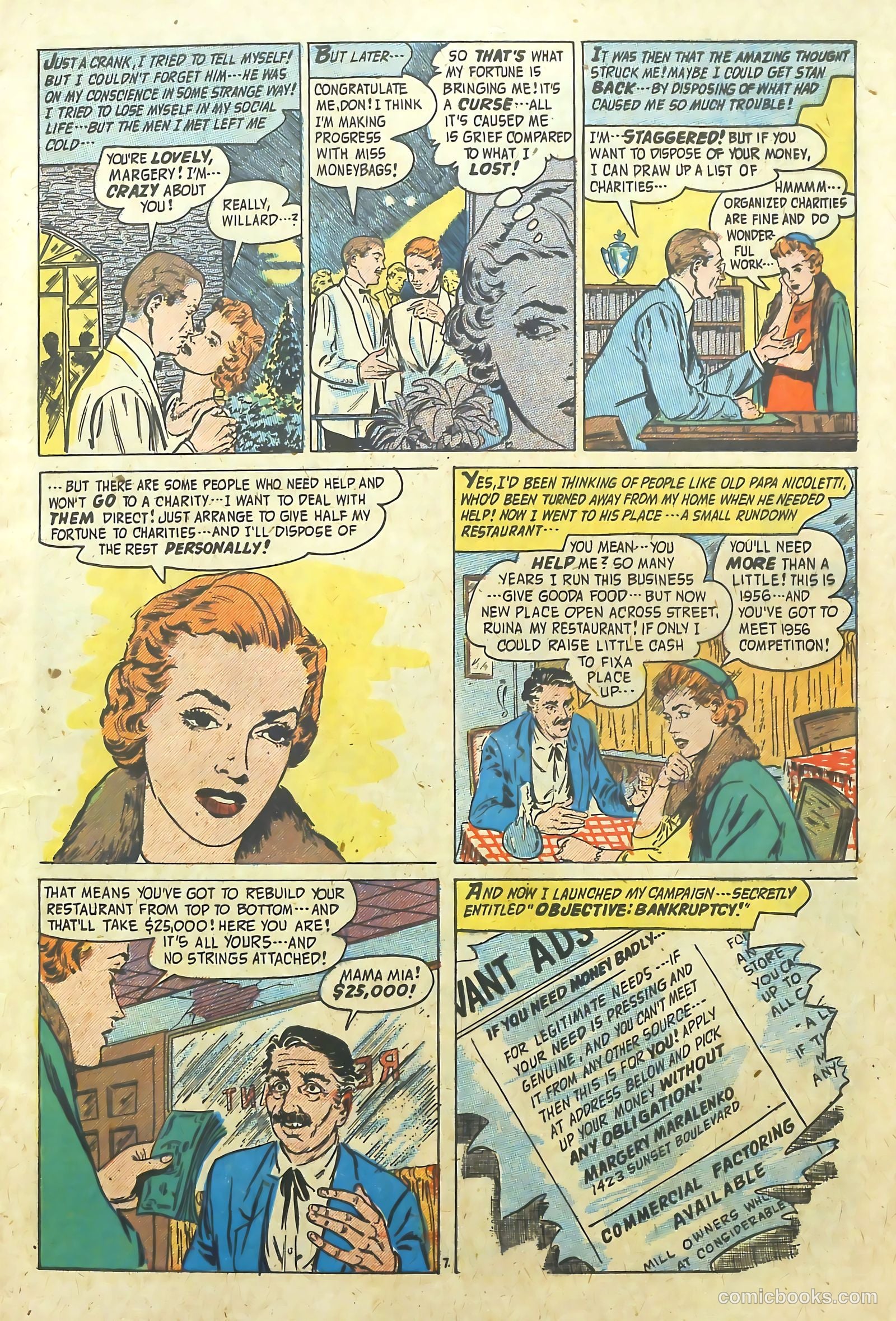 Romantic Adventure Library #68 (1962) — page 9 of 36