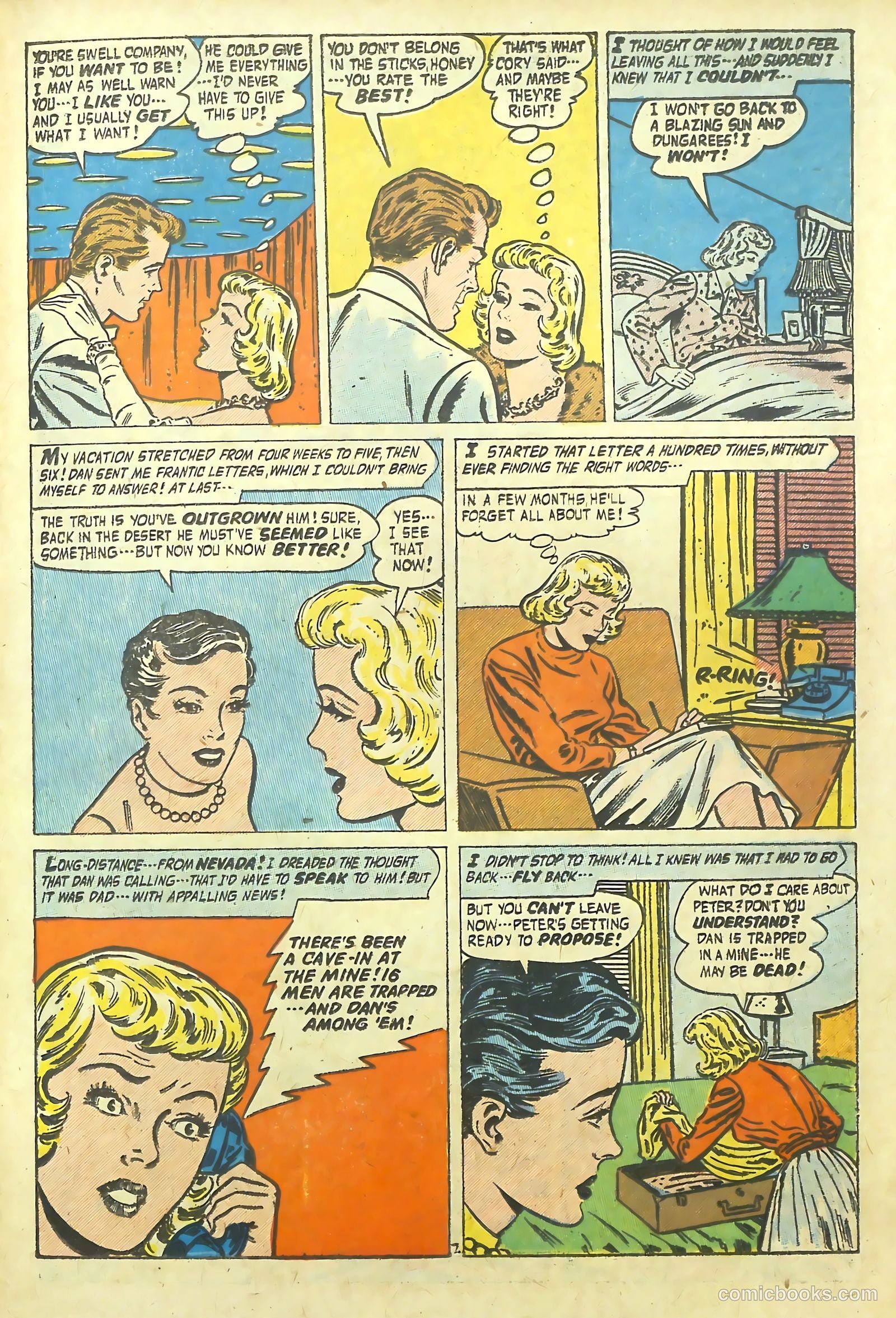 Romantic Adventure Library #68 (1962) — page 23 of 36