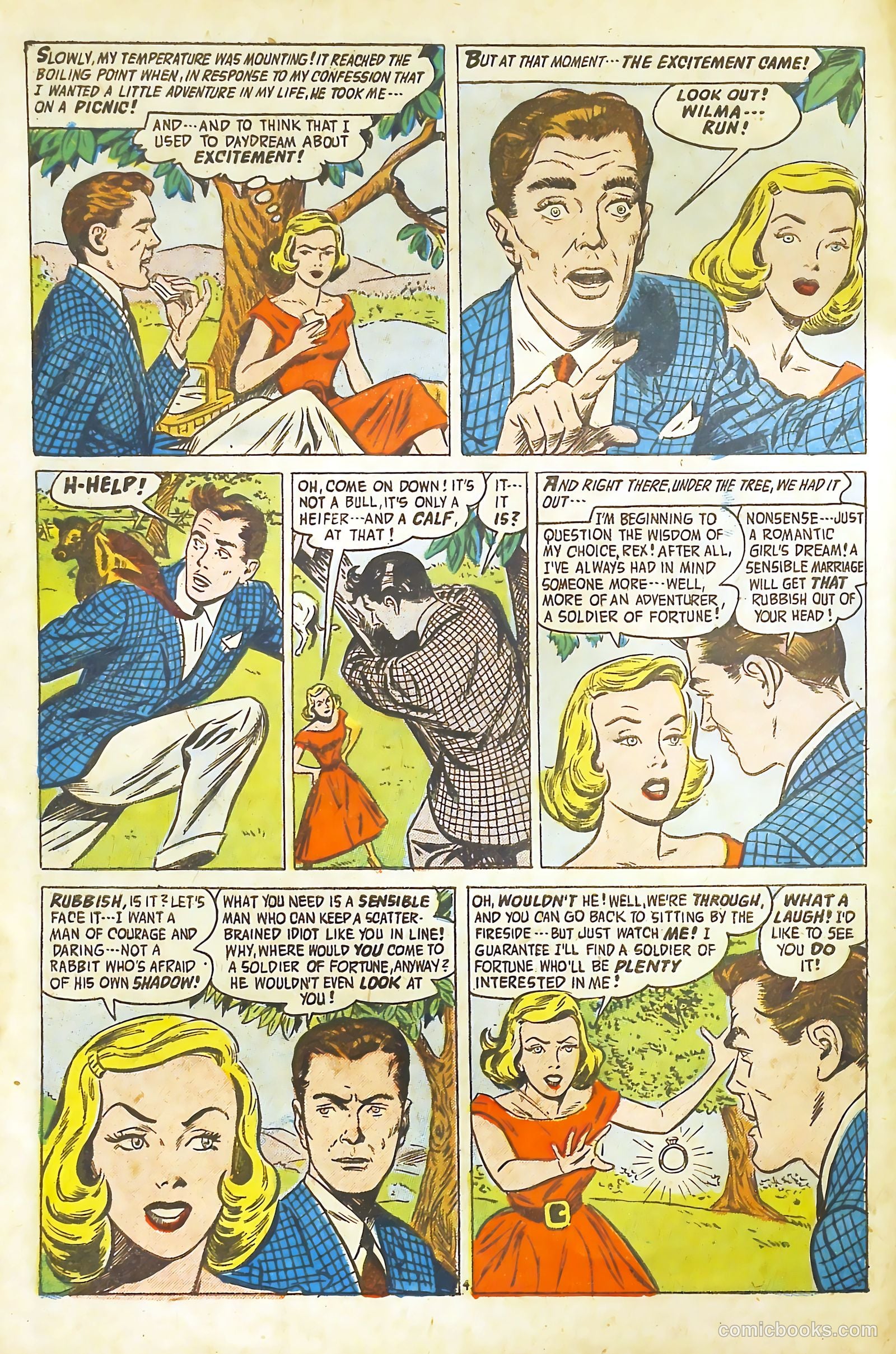 Romantic Adventure Library #74 (1963) — page 6 of 36