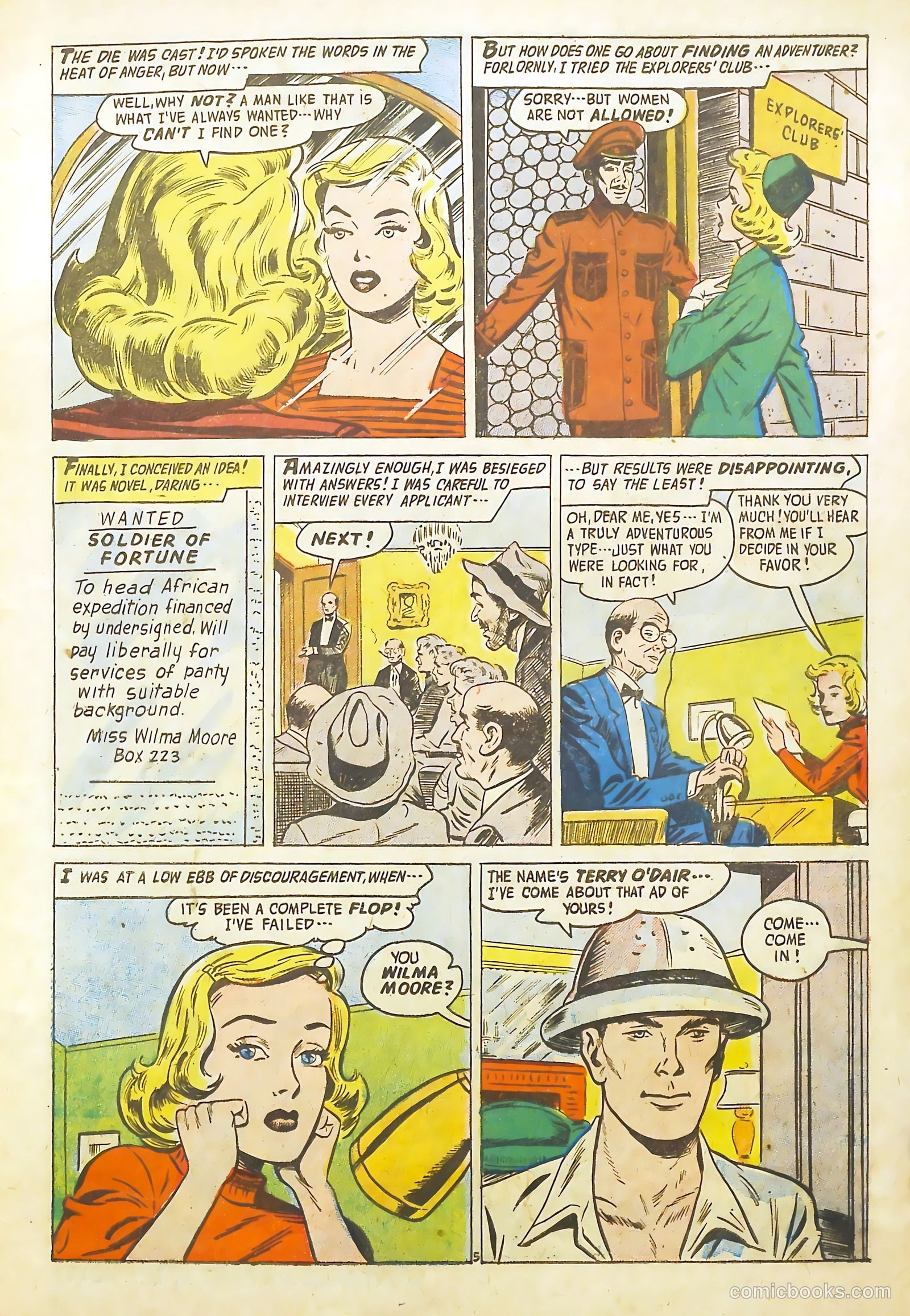 Romantic Adventure Library #74 (1963) — page 7 of 36