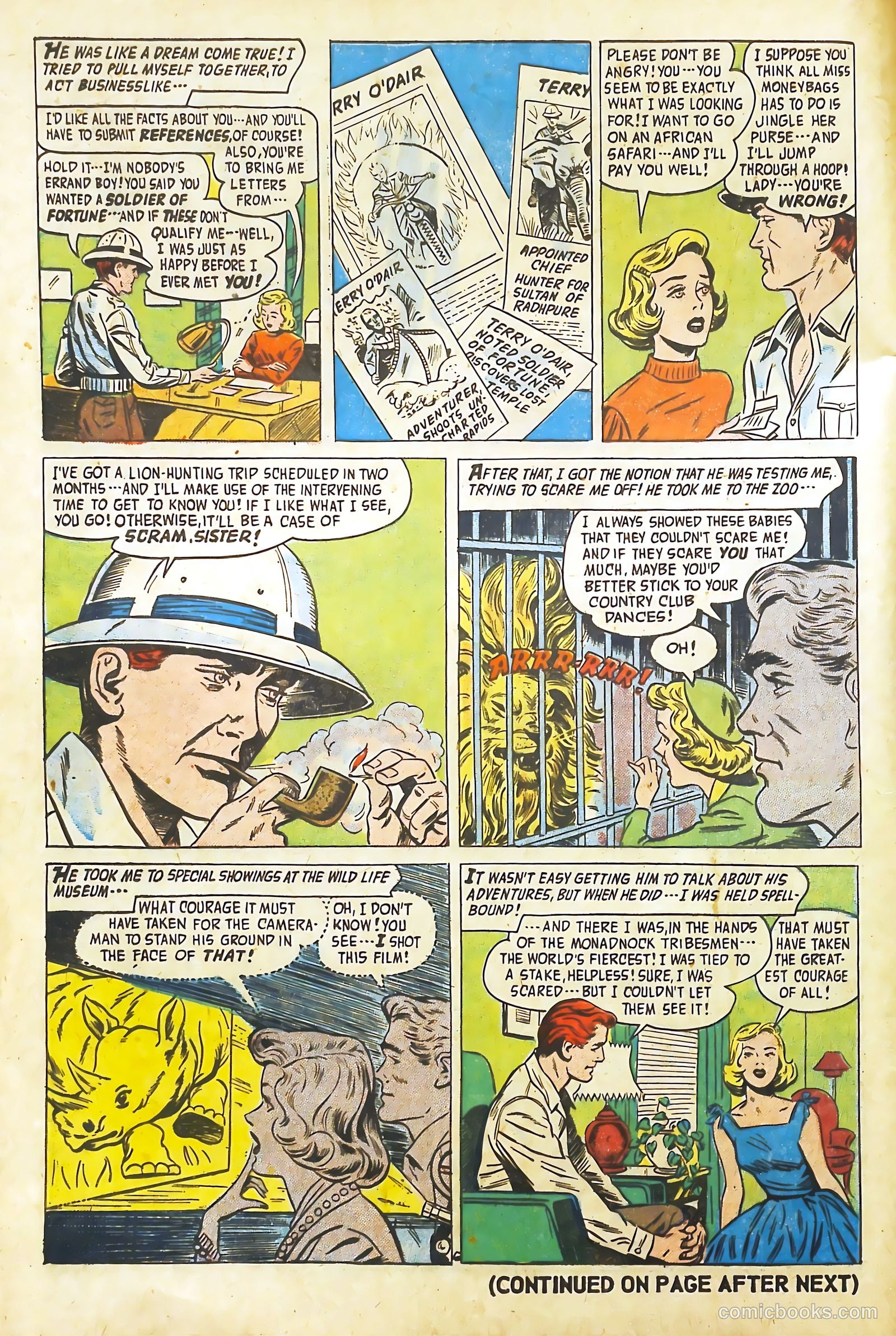 Romantic Adventure Library #74 (1963) — page 8 of 36