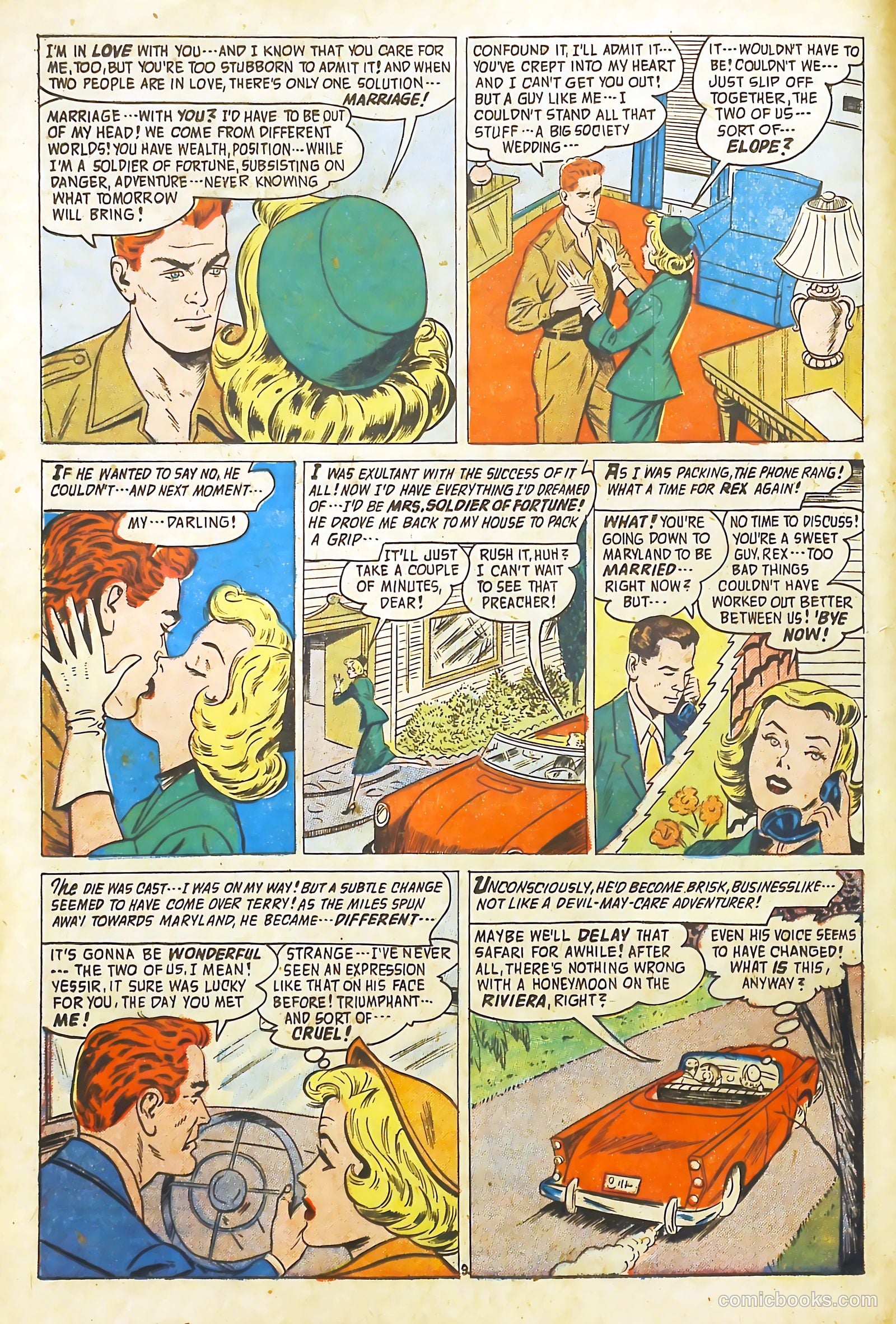 Romantic Adventure Library #74 (1963) — page 12 of 36