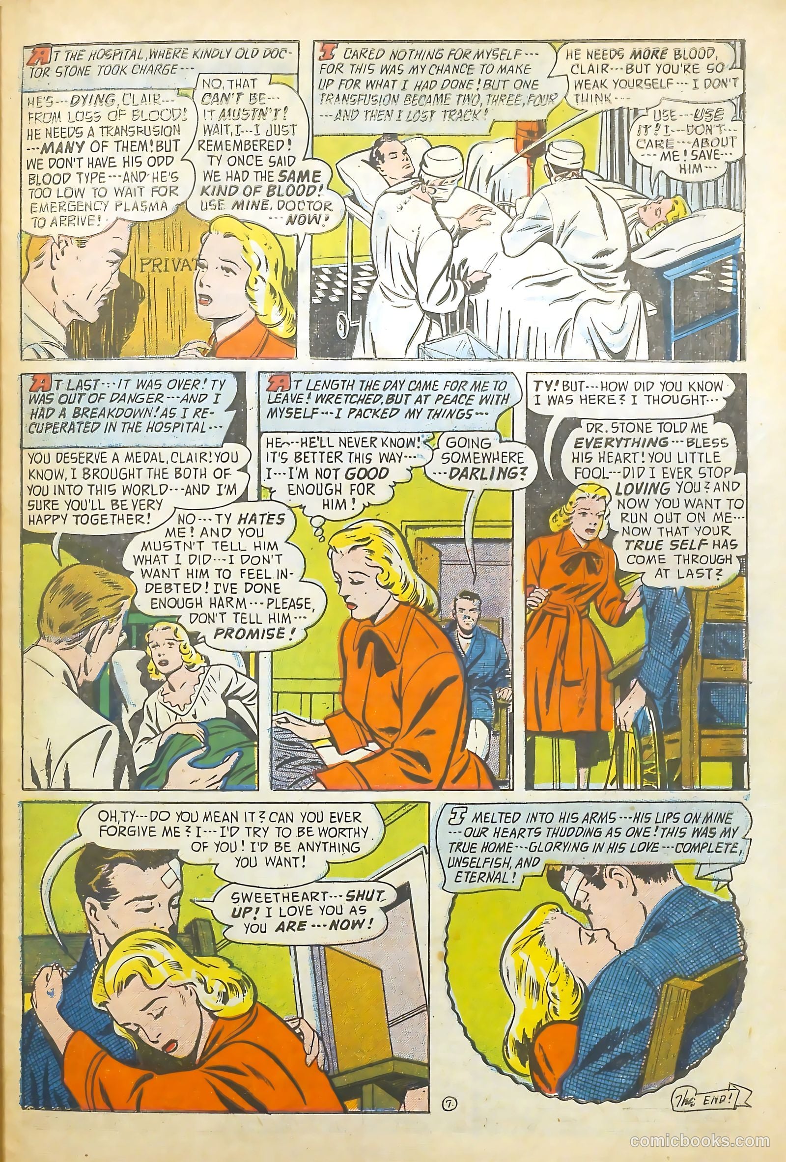 Romantic Adventure Library #83 (1963) — page 33 of 36