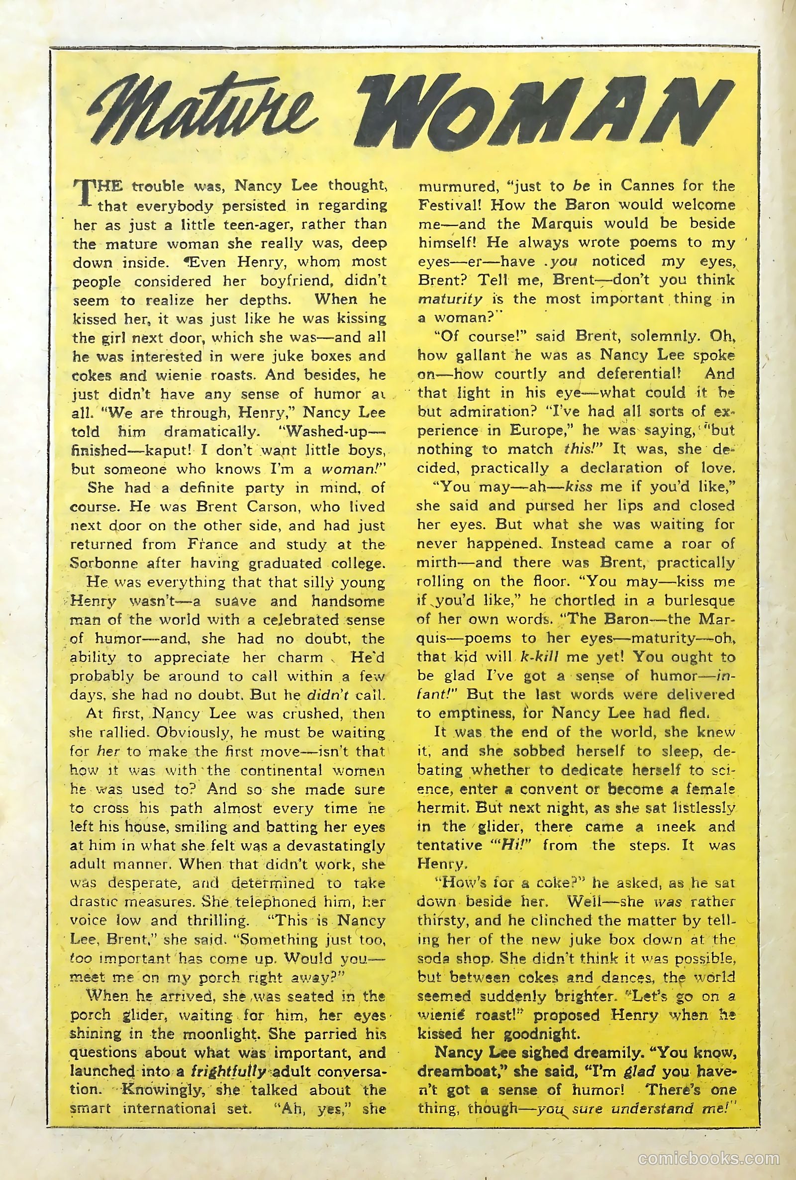 Romantic Adventure Library #84 (1963) — page 12 of 36