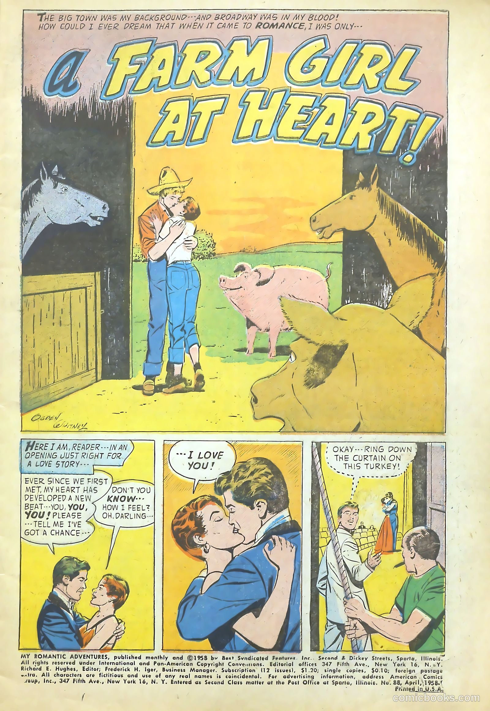 Romantic Adventure Library #88 (1963) — page 3 of 36