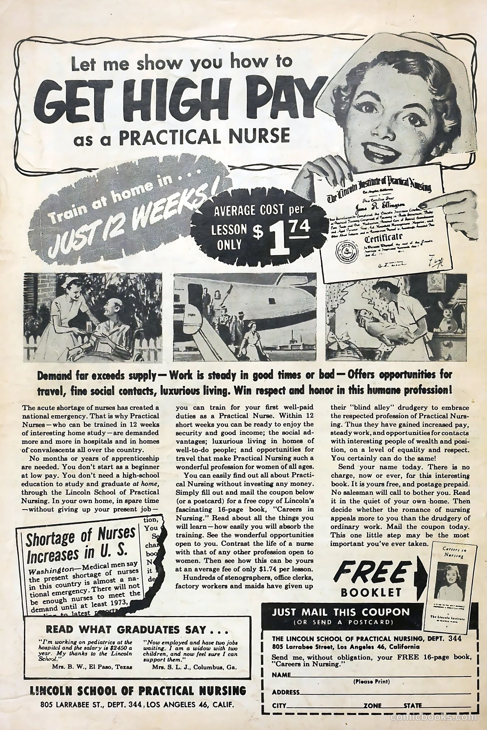 Romantic Adventure Library #88 (1963) — page 36 of 36