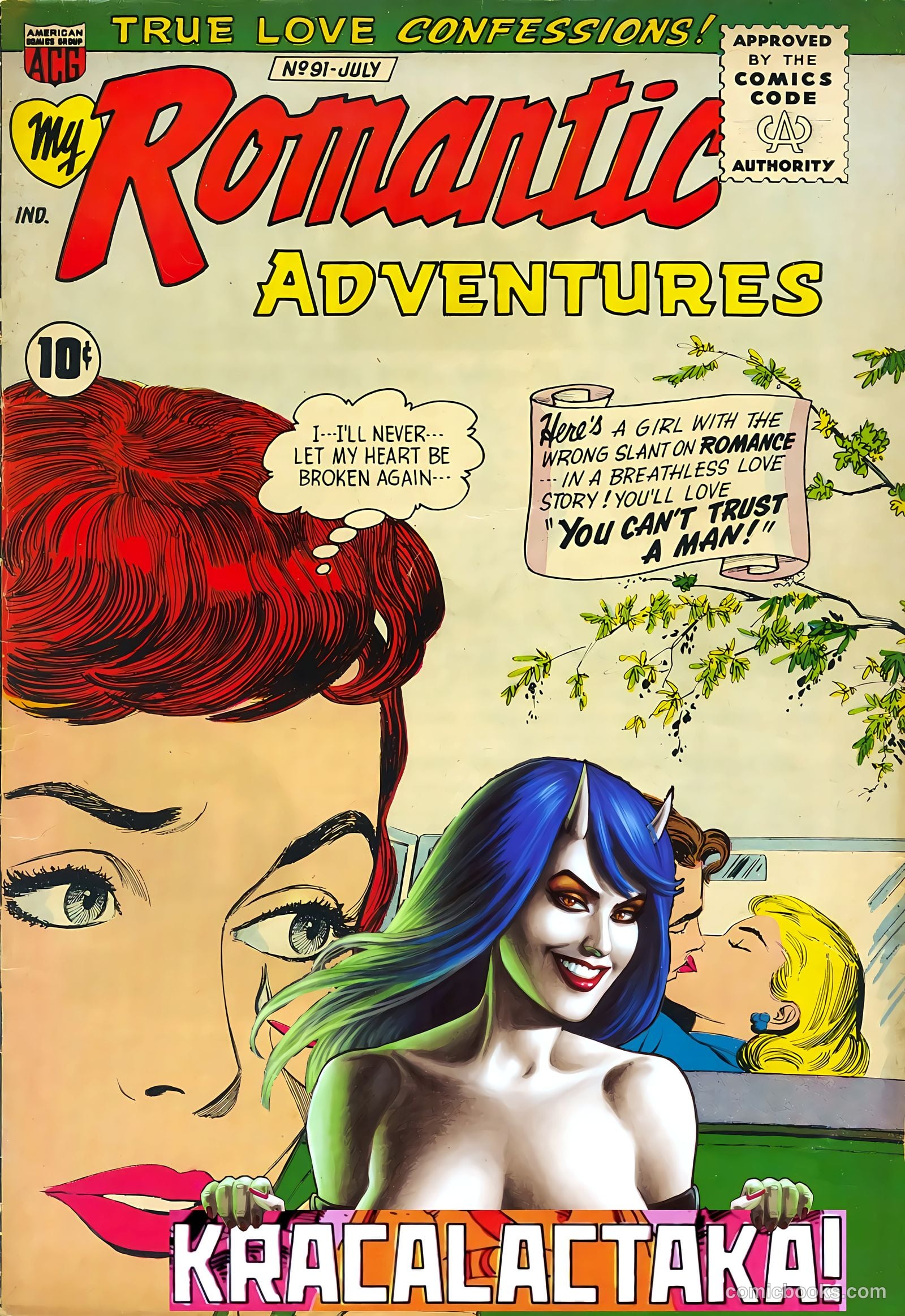 Romantic Adventure Library #91 (1963) — page 37 of 37