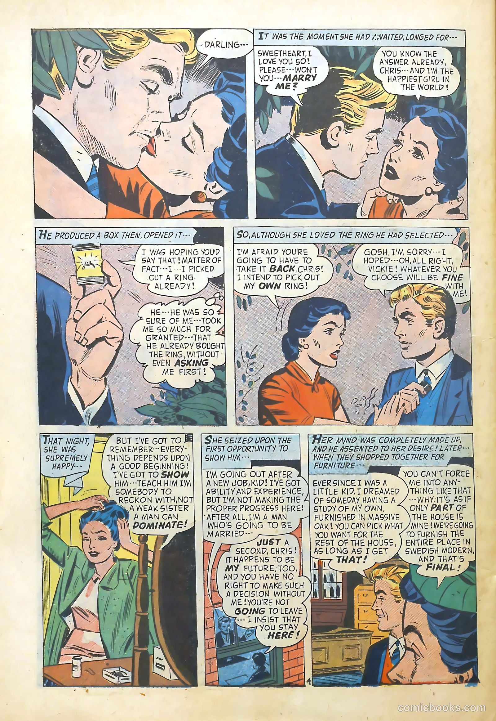 Romantic Adventure Library #93 (1963) — page 22 of 36