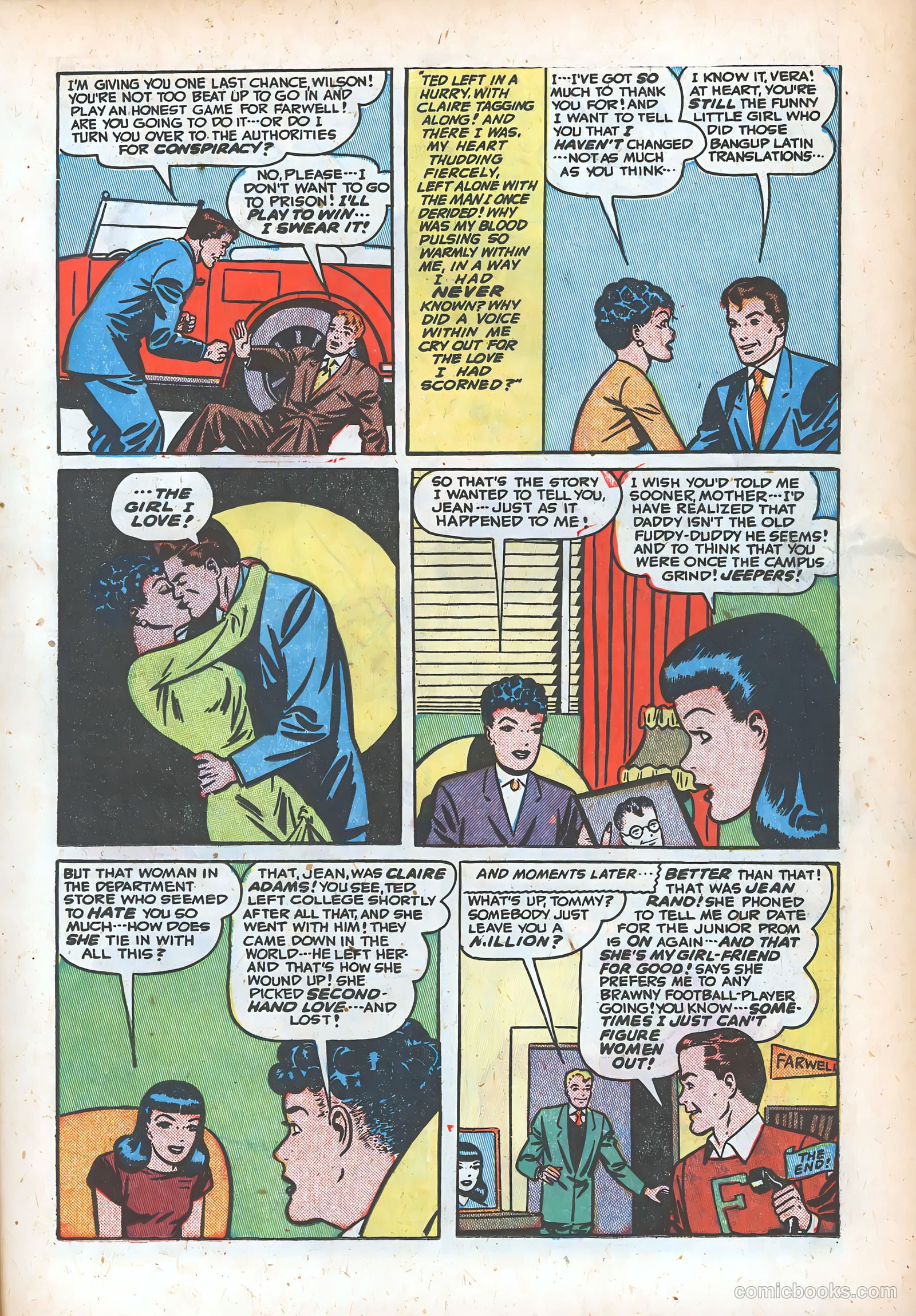 Romantic Adventures #1 (1949) — page 15 of 52