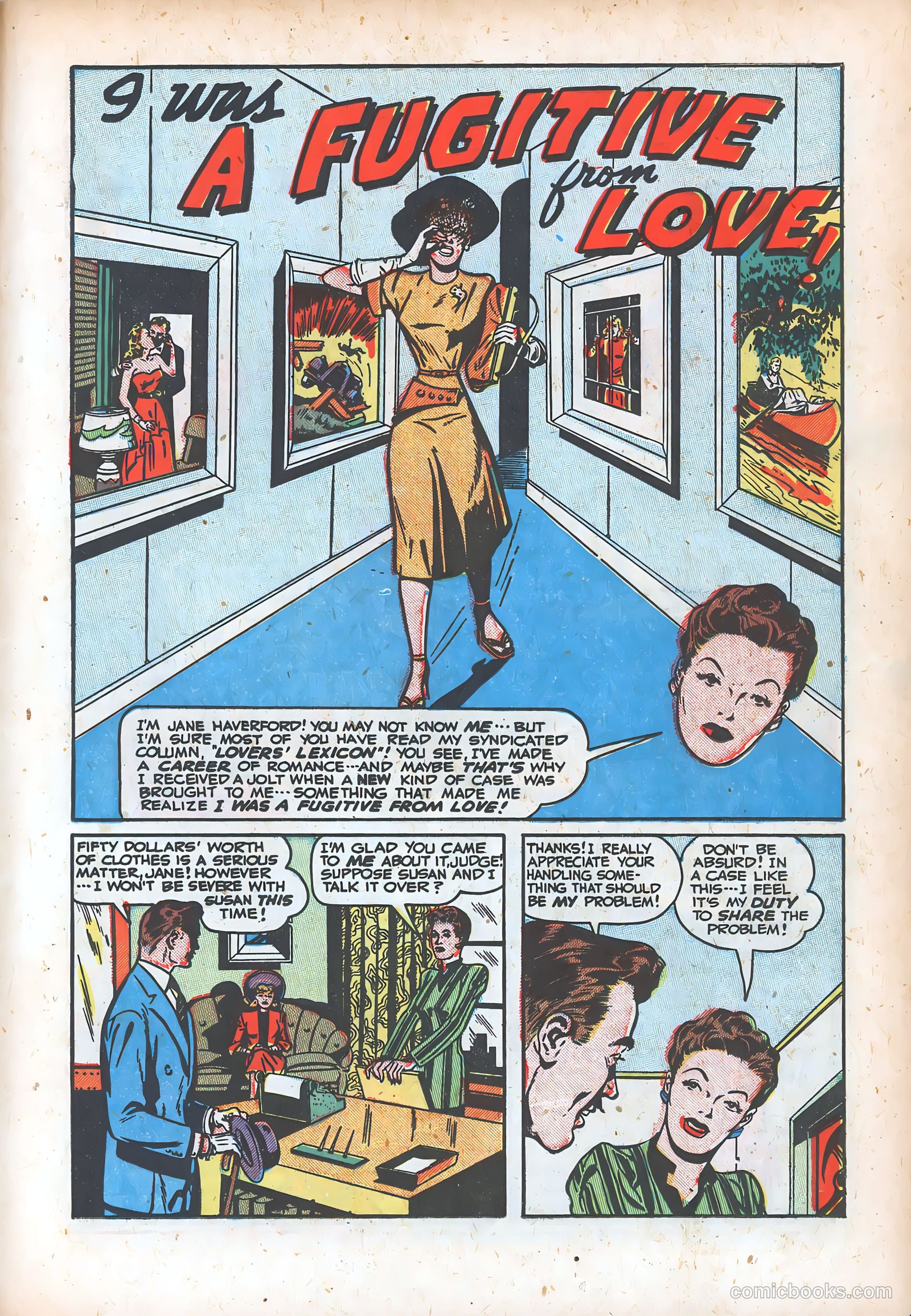Romantic Adventures #1 (1949) — page 33 of 52