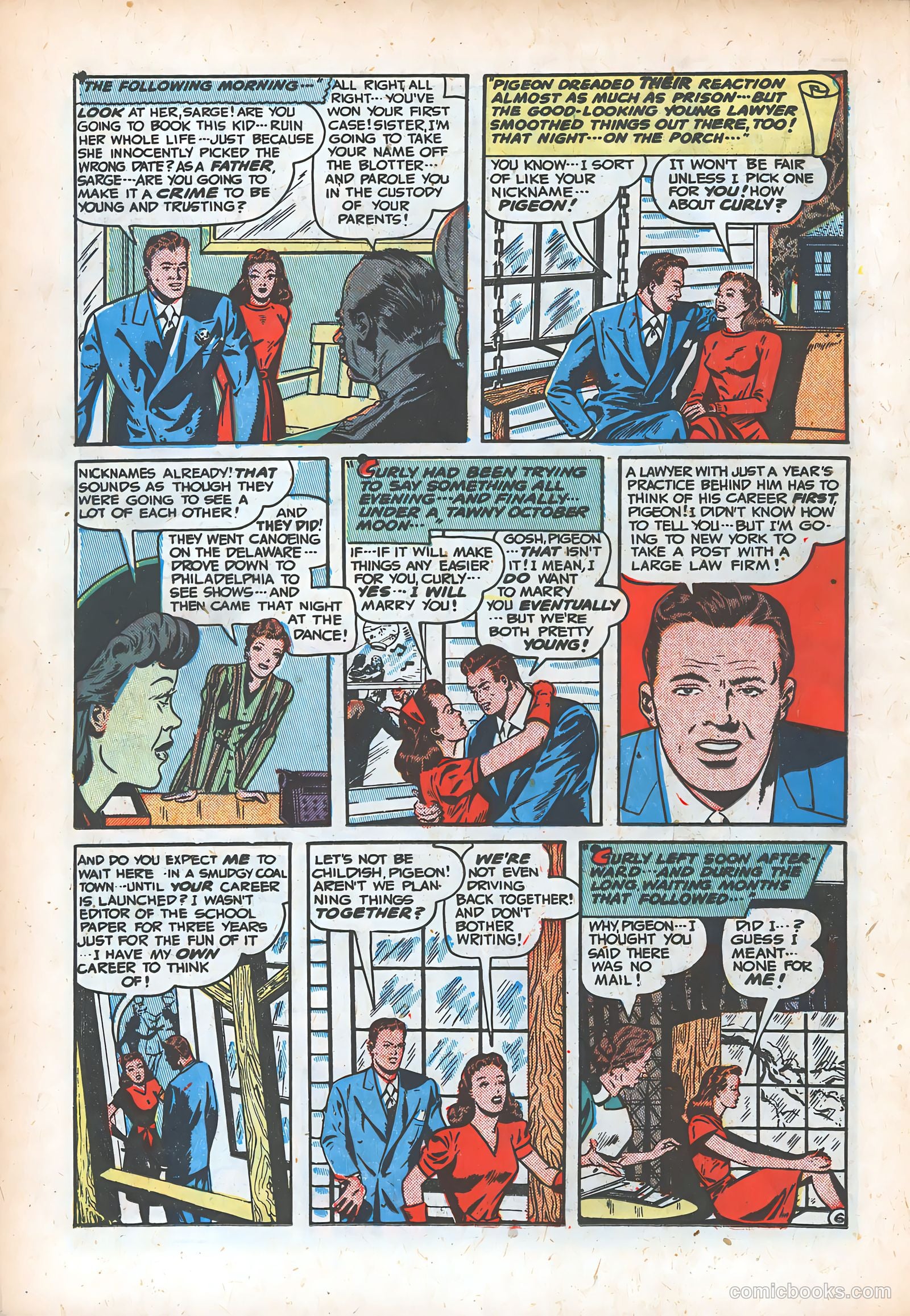 Romantic Adventures #1 (1949) — page 38 of 52