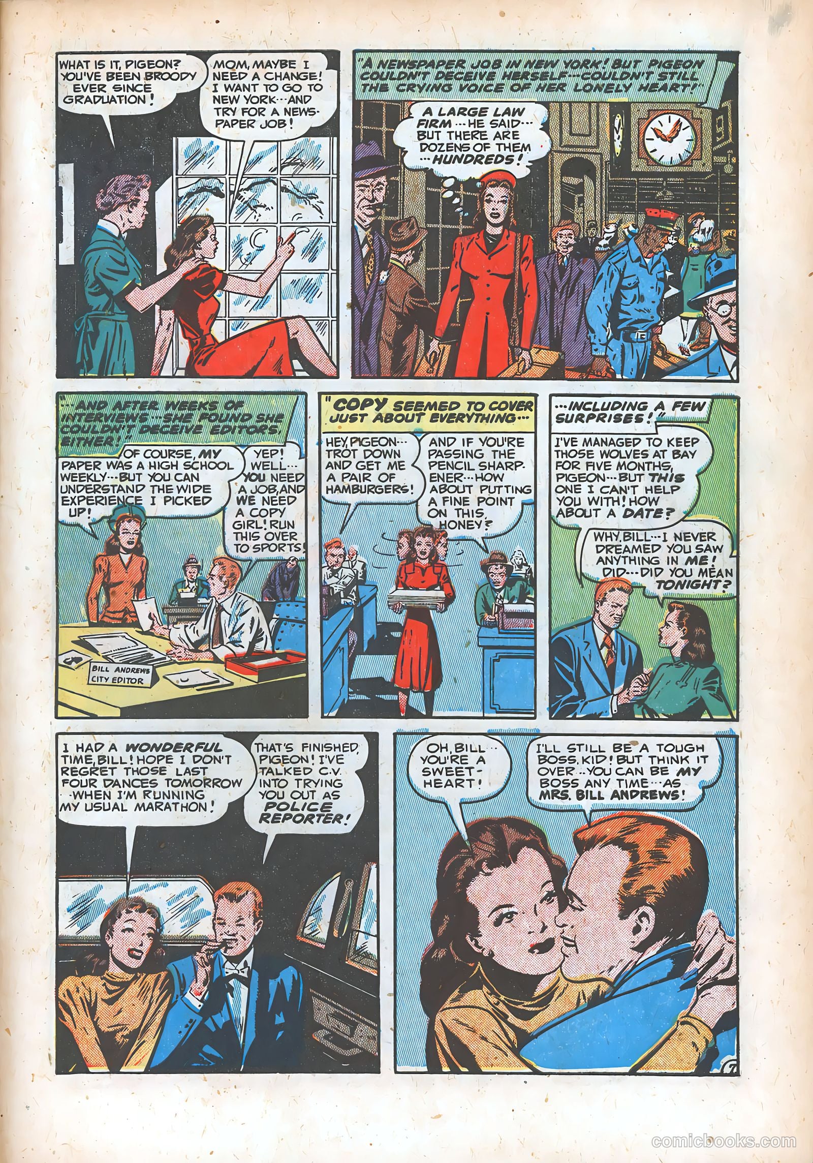 Romantic Adventures #1 (1949) — page 39 of 52